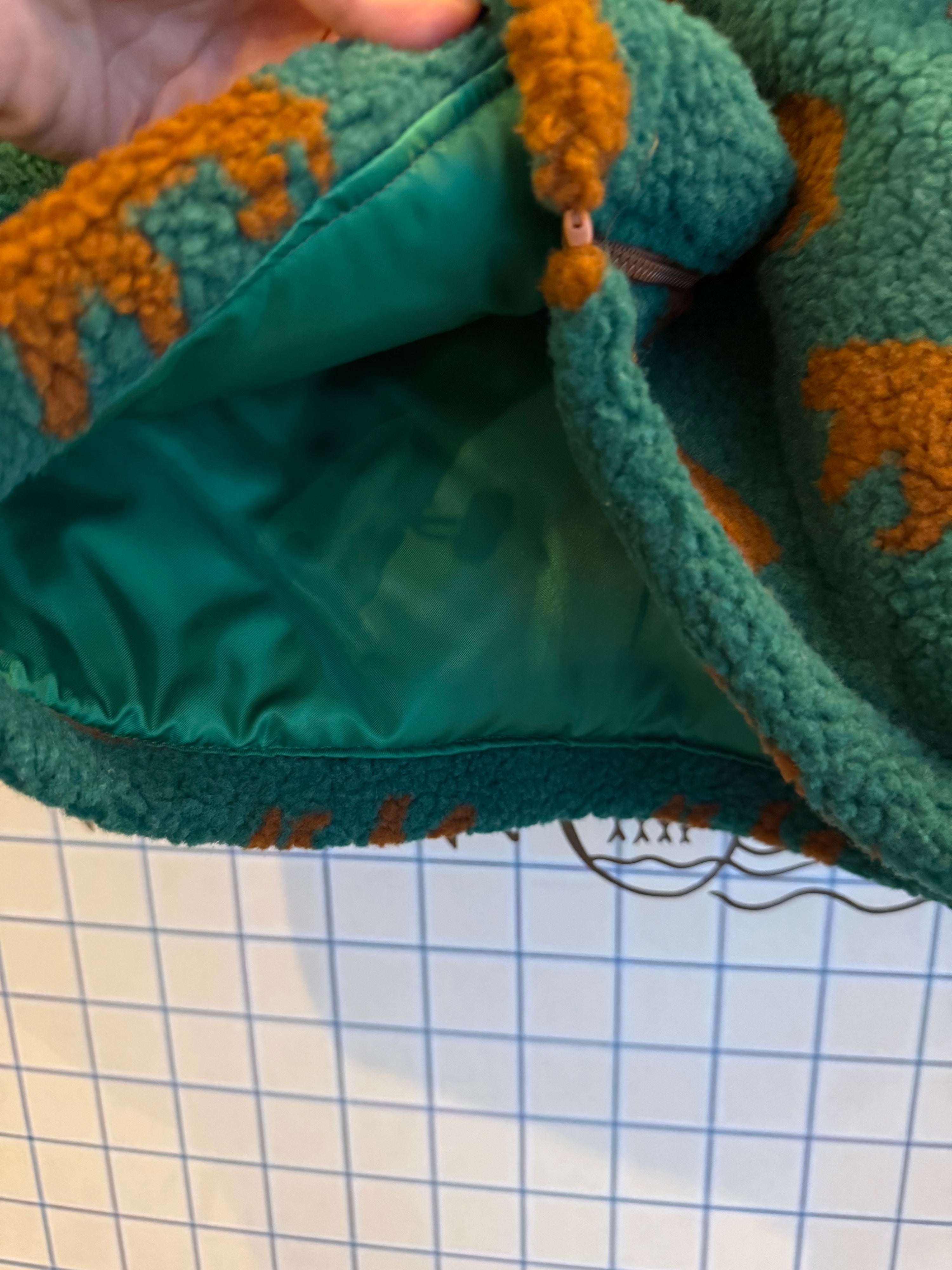 Teddy jacket - green bear