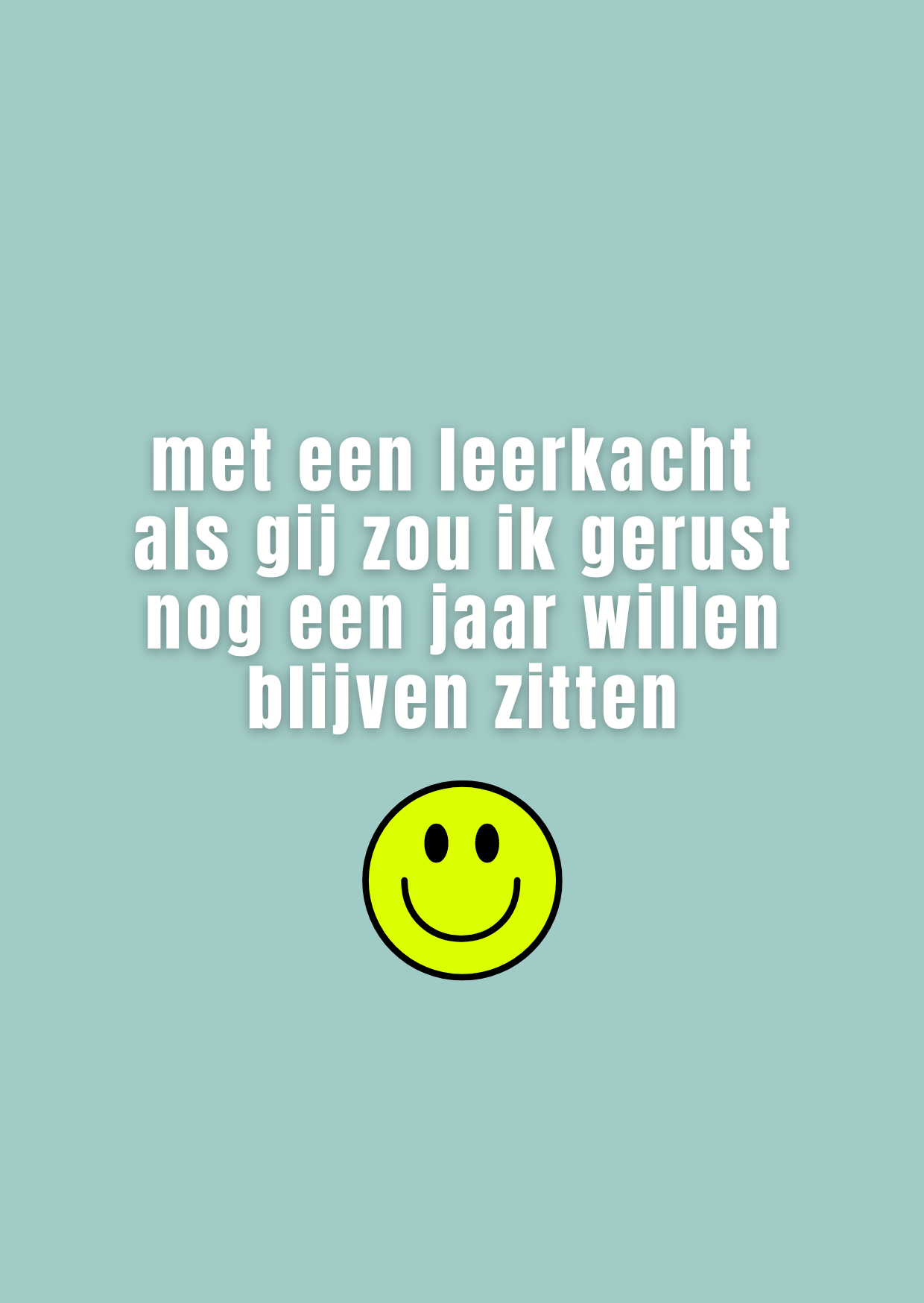 Wenskaart blijven zitten