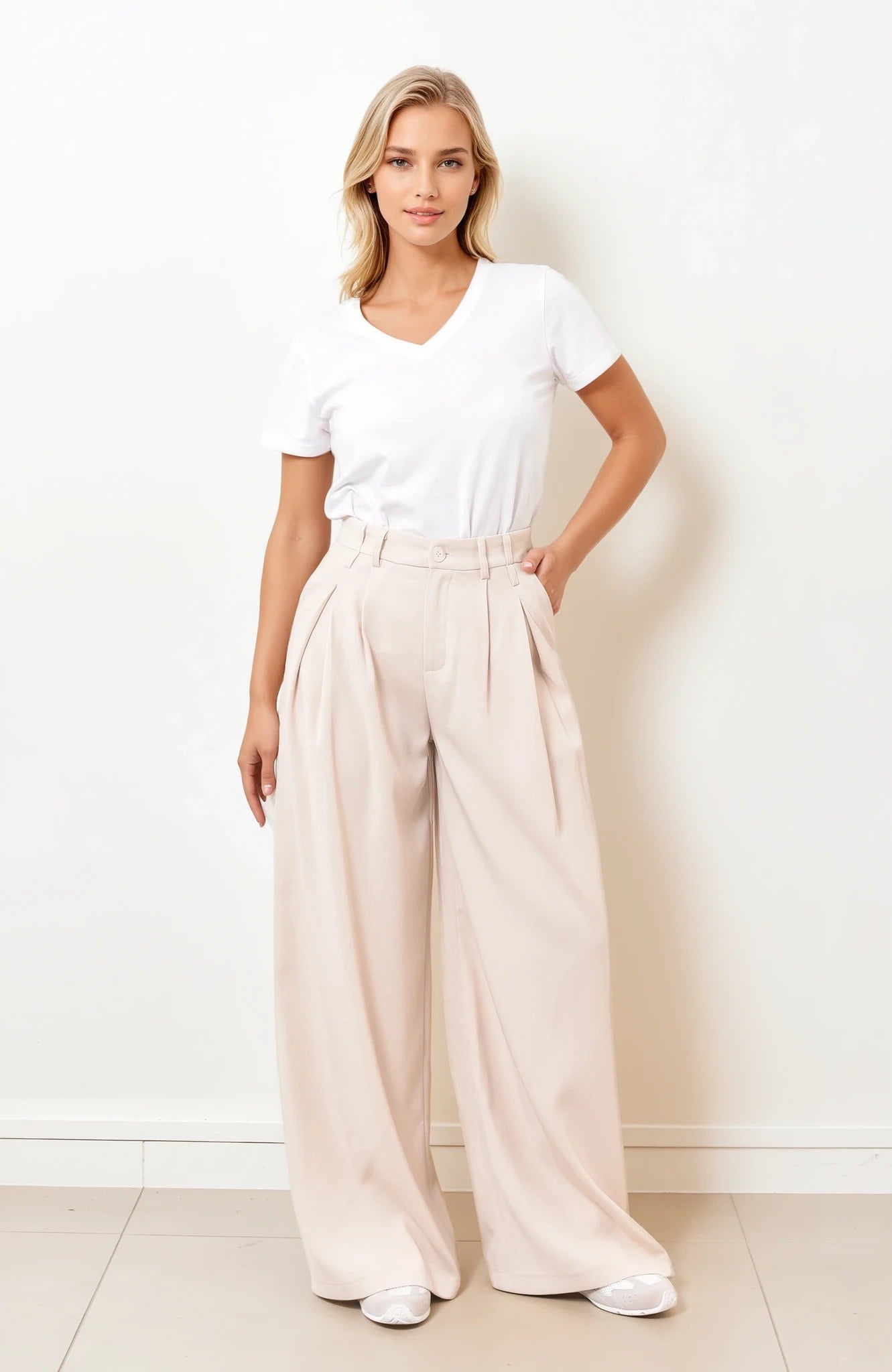 Broek Cozette - beige