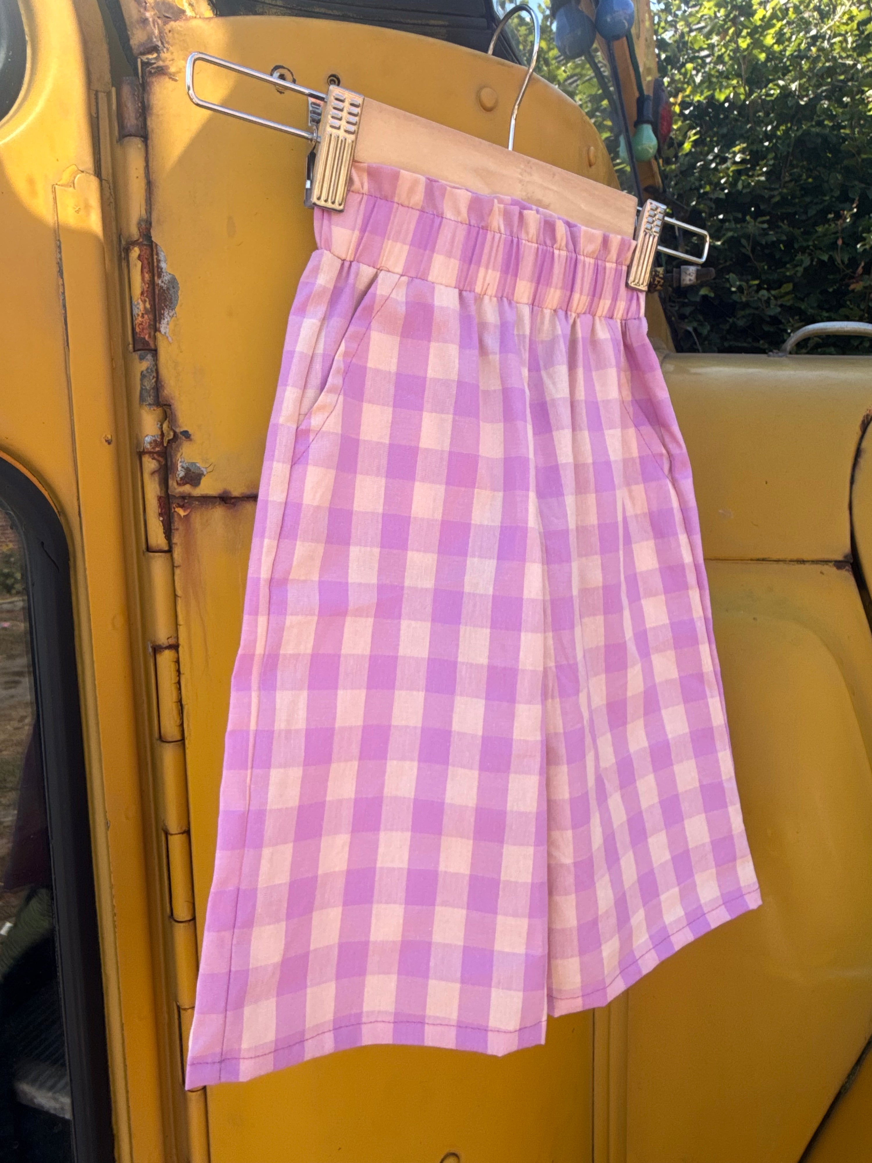Checker pants
