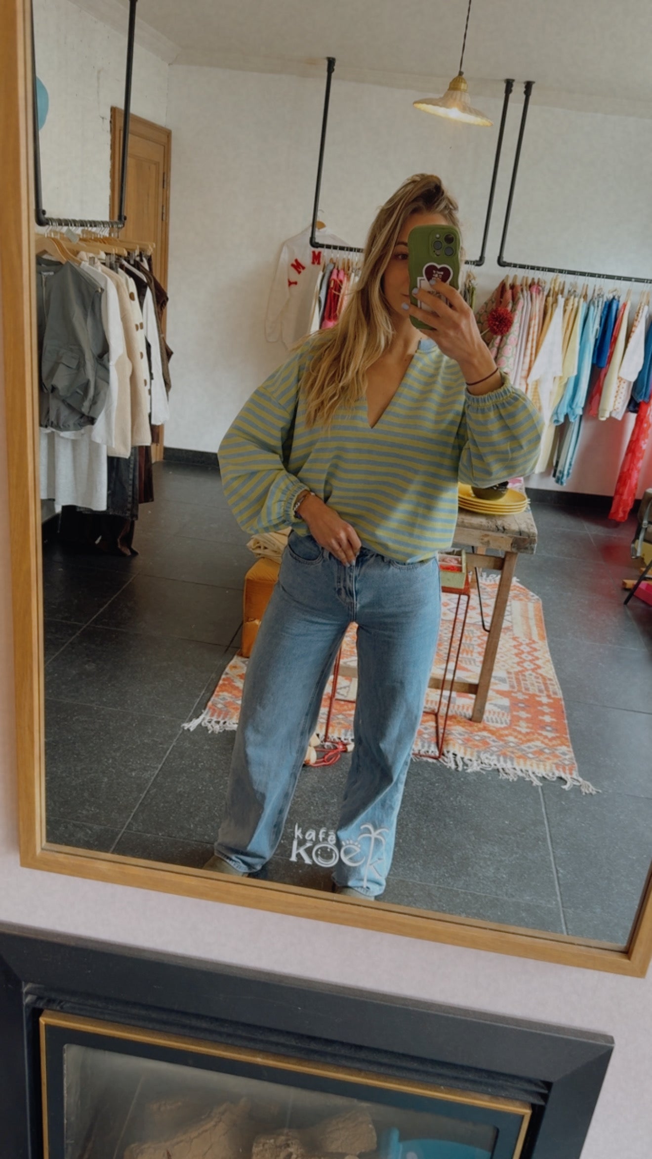 jacky sweatshirt + sjaaltje light blue