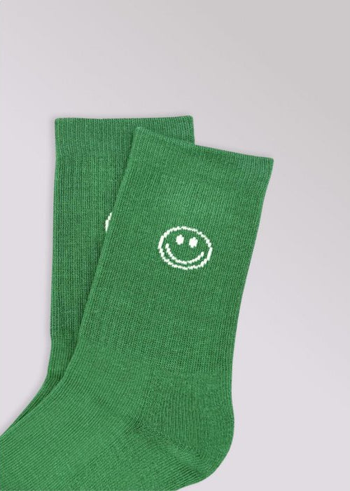 Sokjes kids - smiley groen