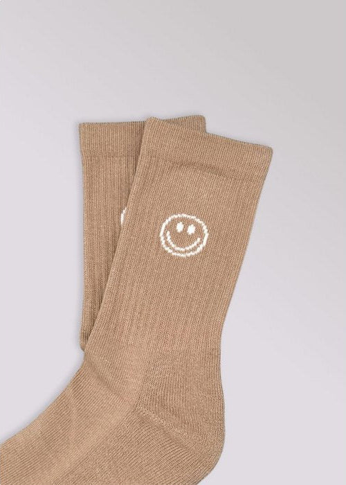 Sokjes kids - smiley beige