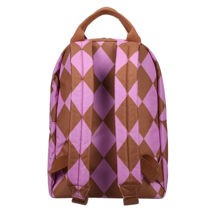 Backpack - pink checker