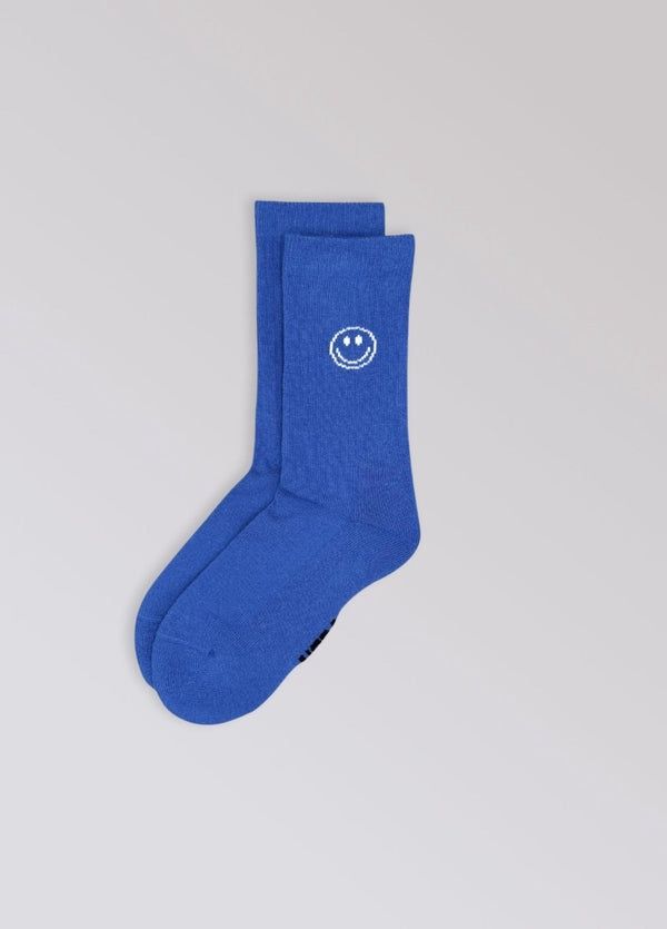 Sokjes kids - smiley blauw
