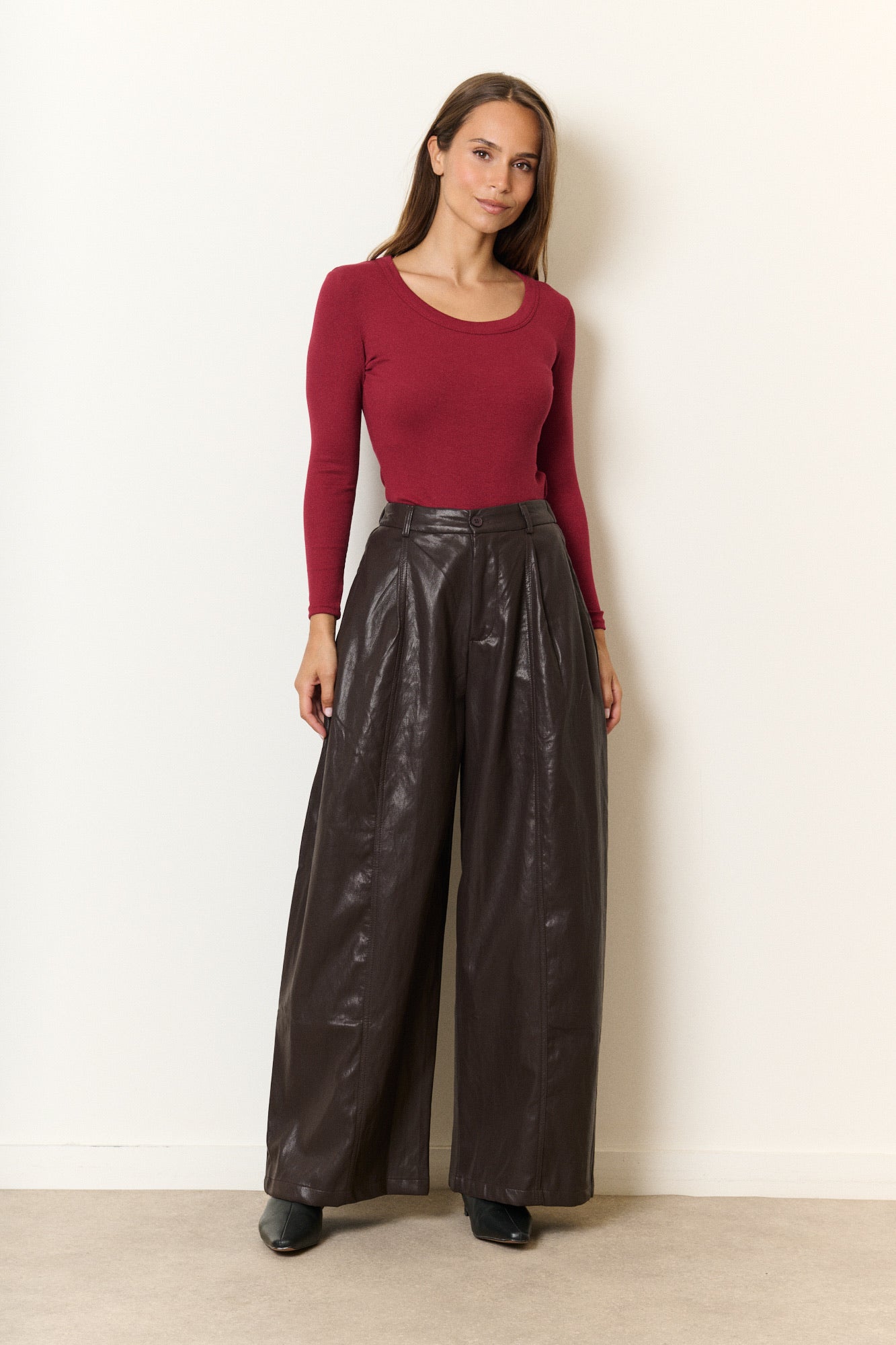 Pants romee - chocolat