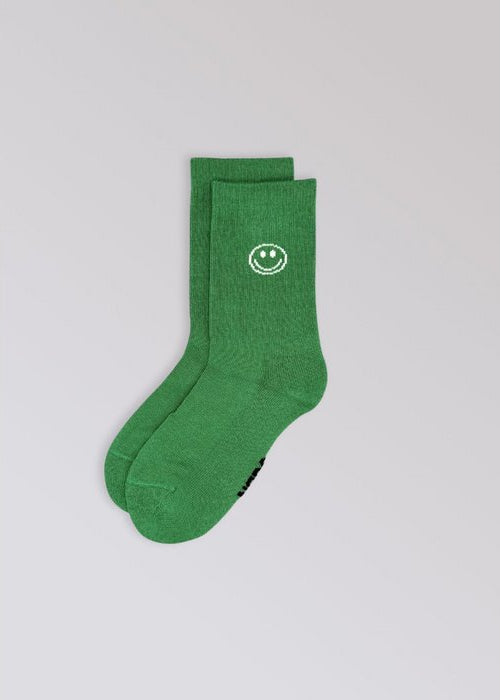 Sokjes kids - smiley groen