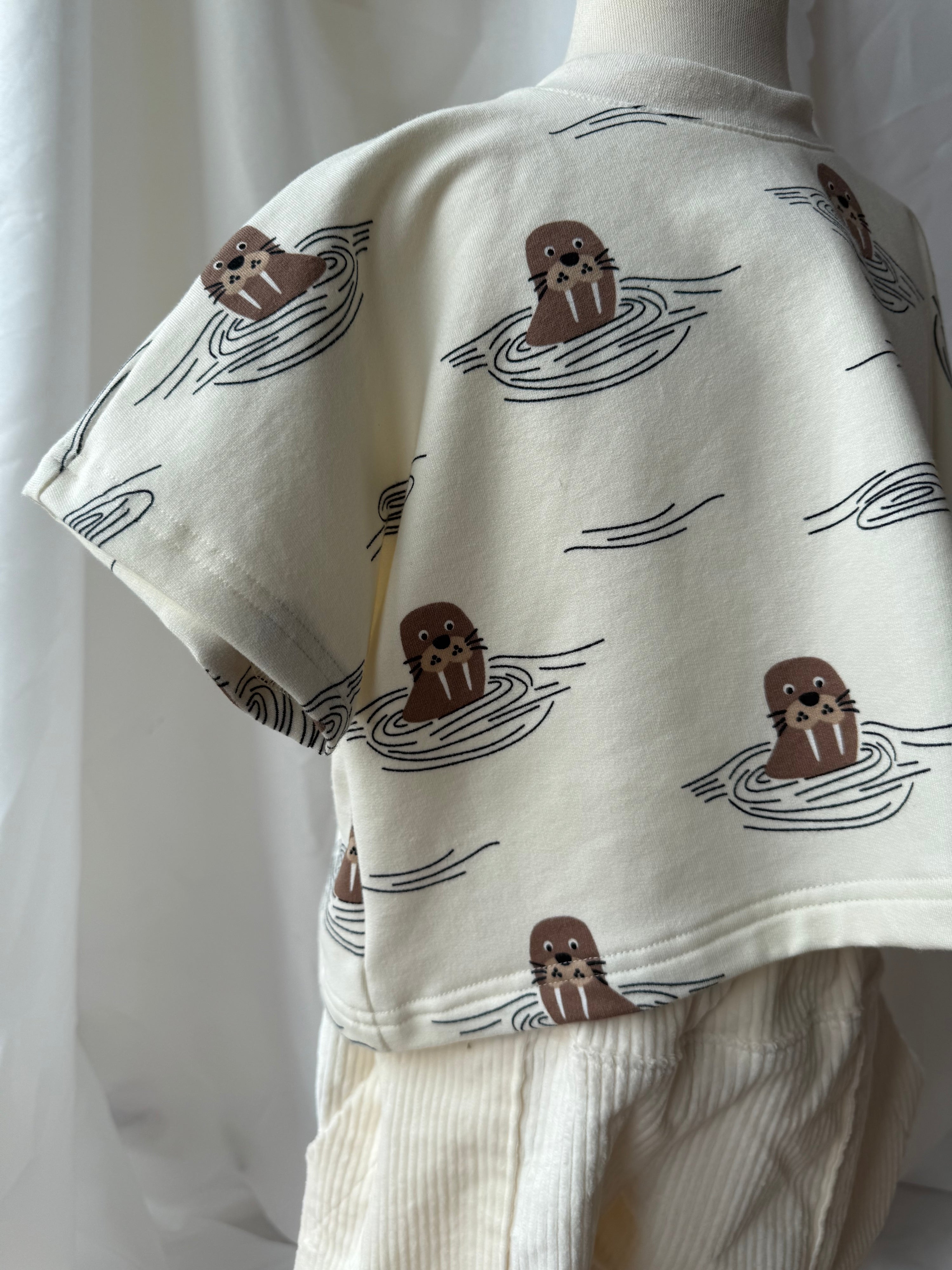 T-shirt cropped - wally de walrus