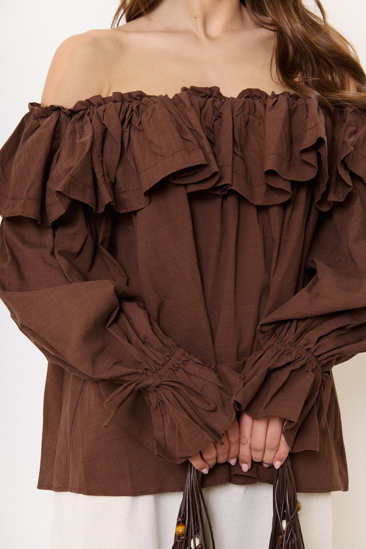 Blouse Jeany - brown