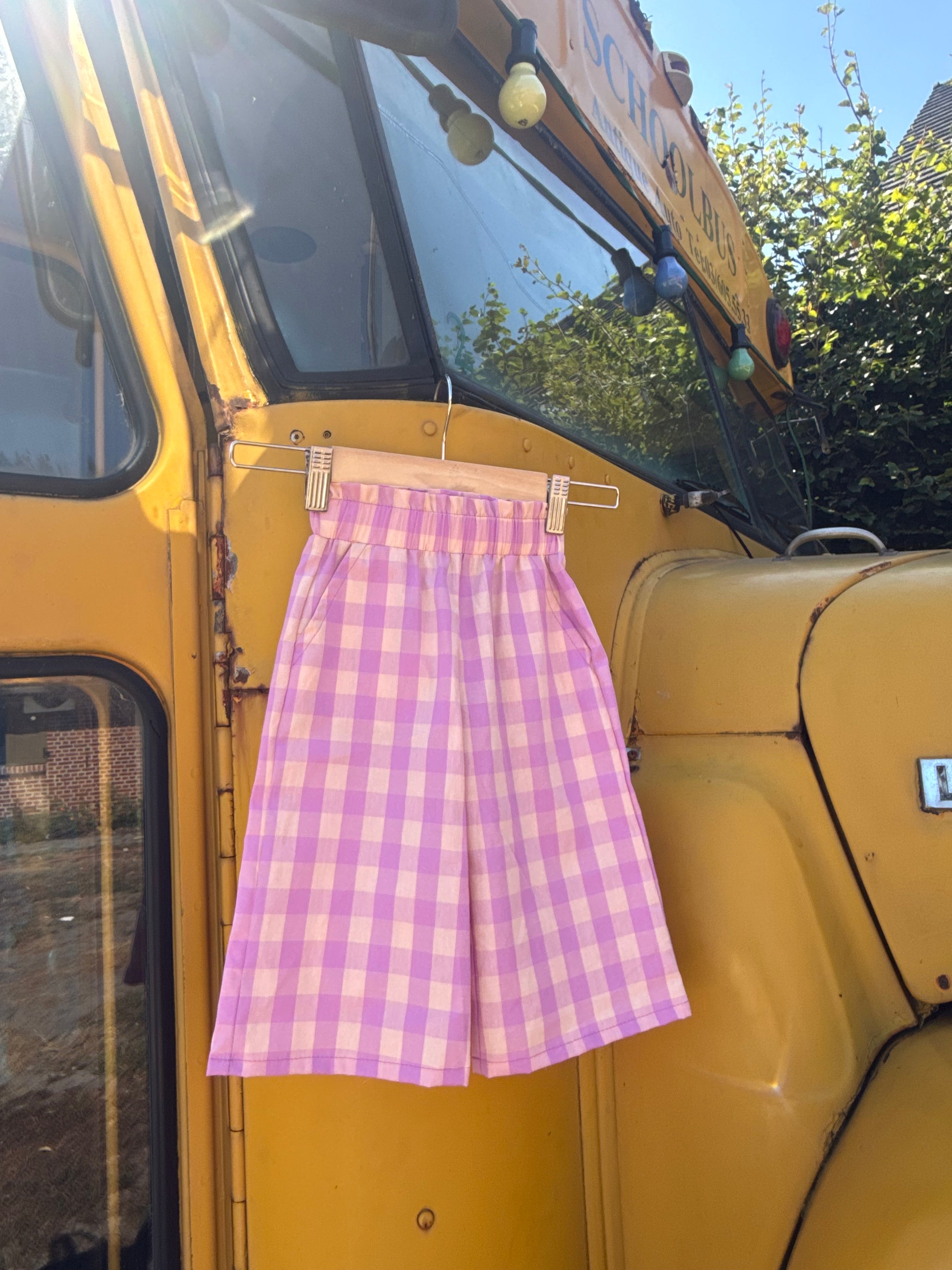Checker pants