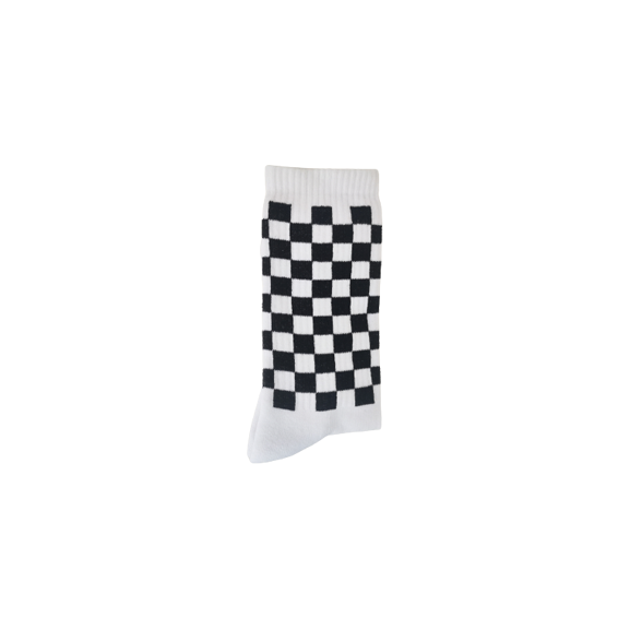 Socks checkers - zwart