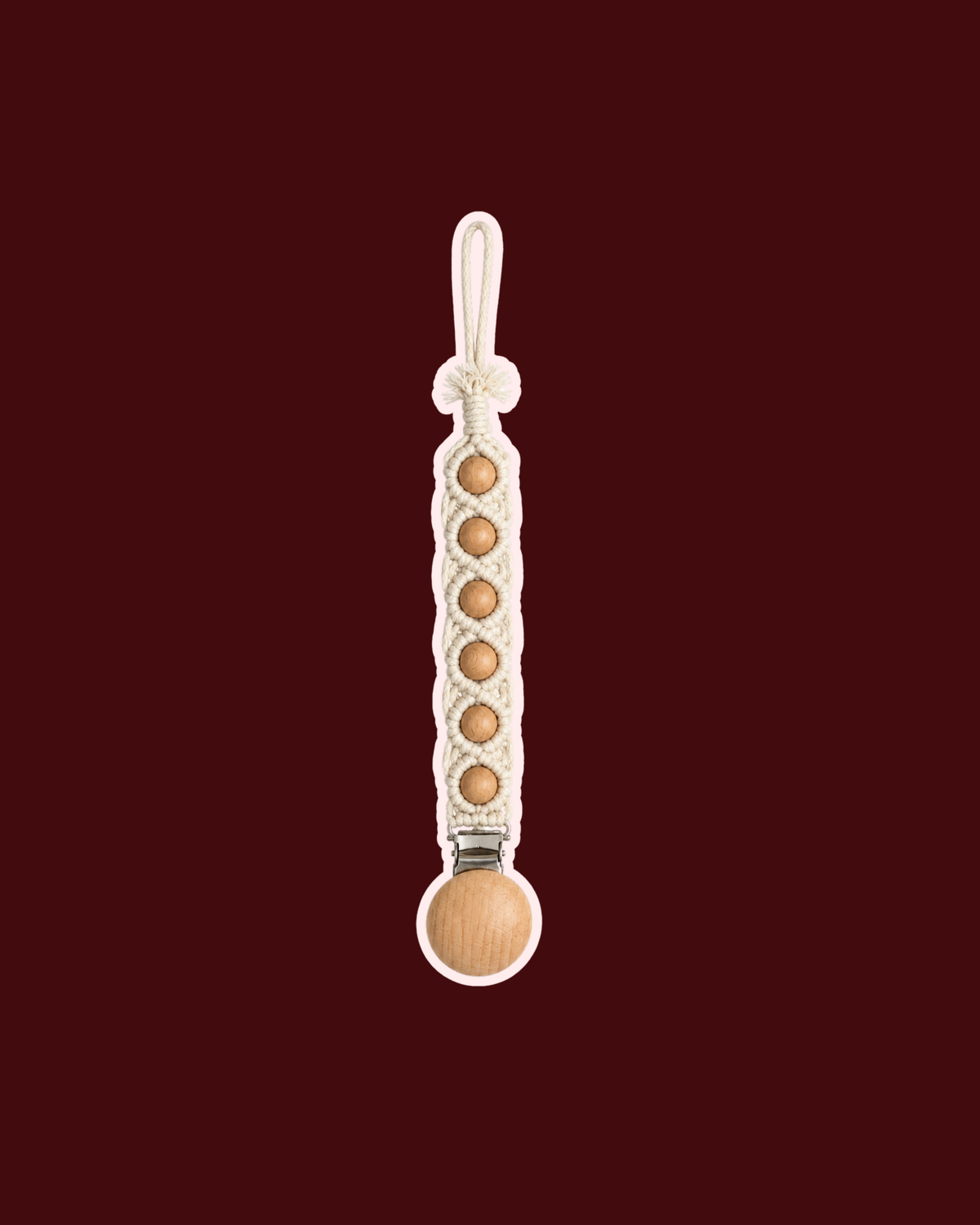 Tutkoord macrame ecru