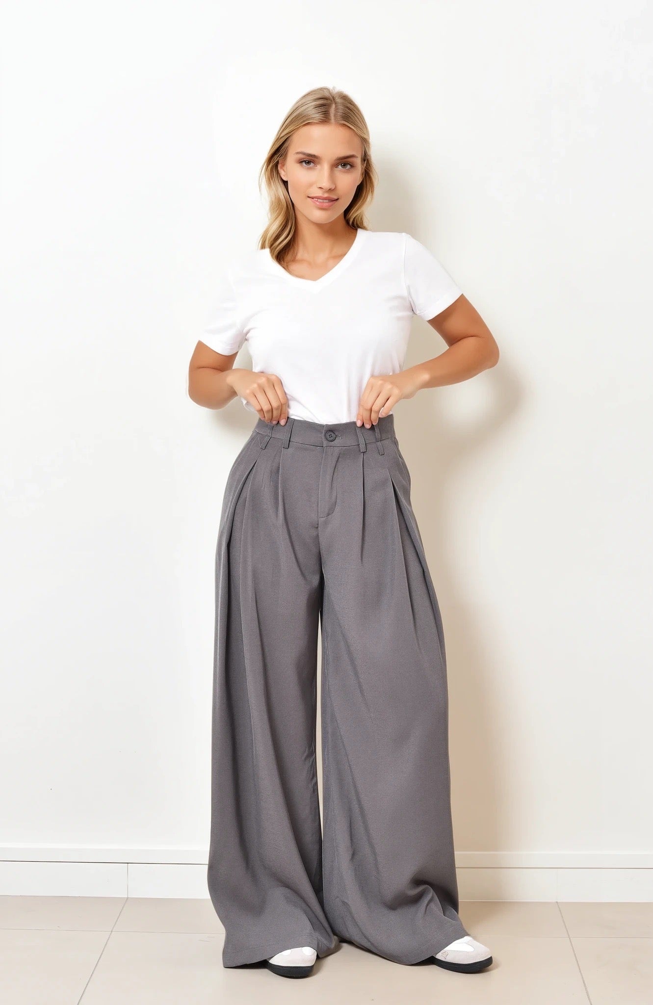 Broek Cozette - grey