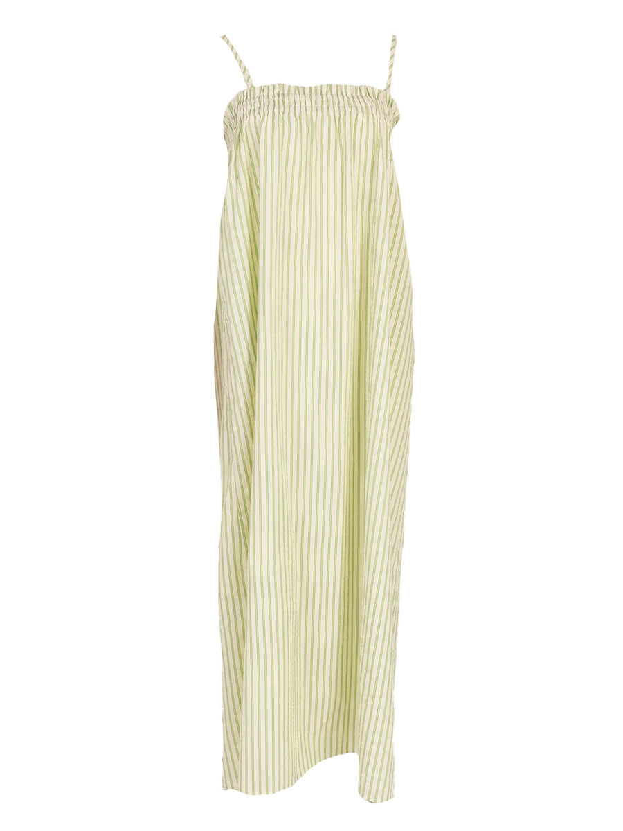 Jurk - striped green