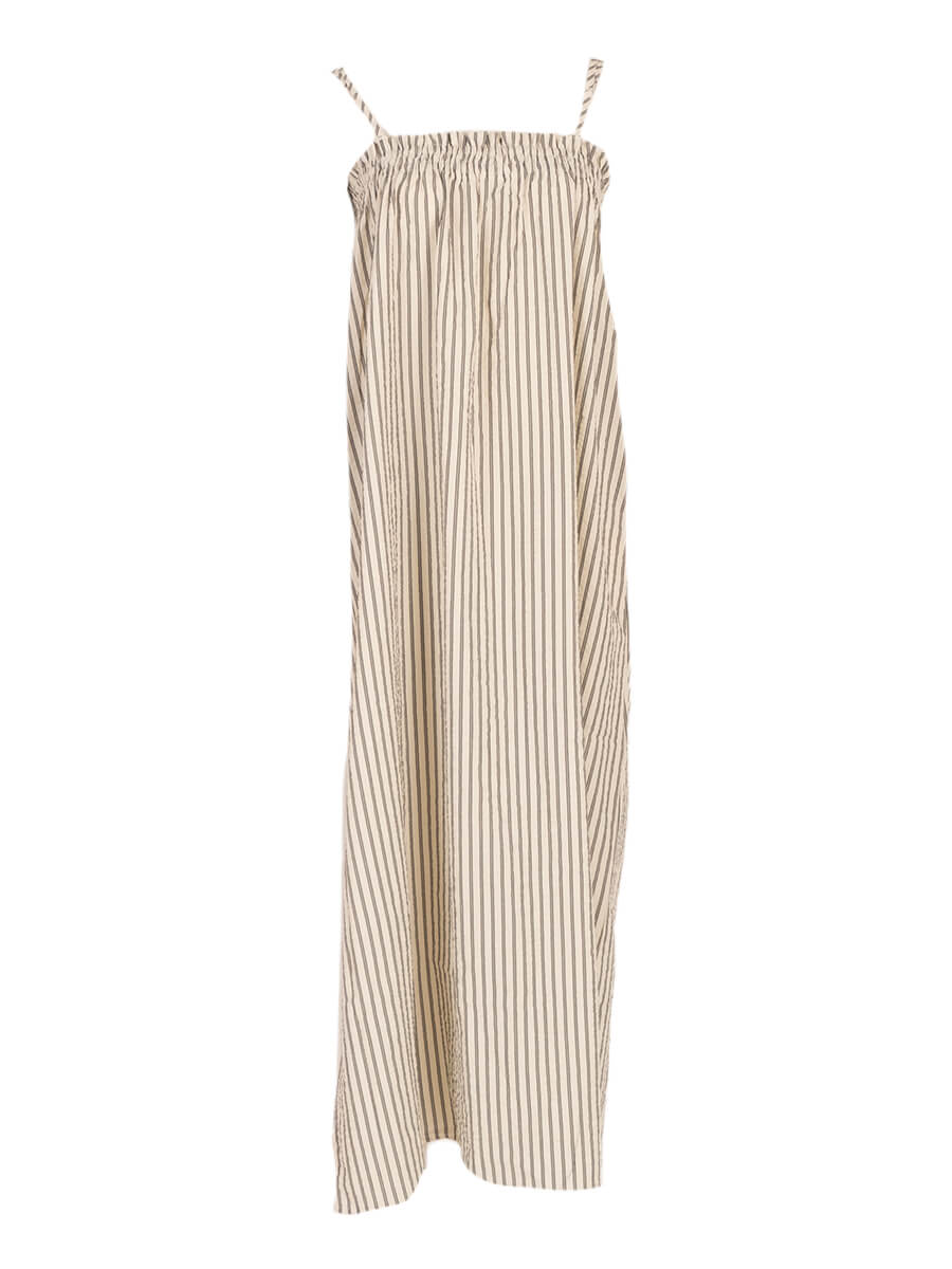 Jurk - striped black