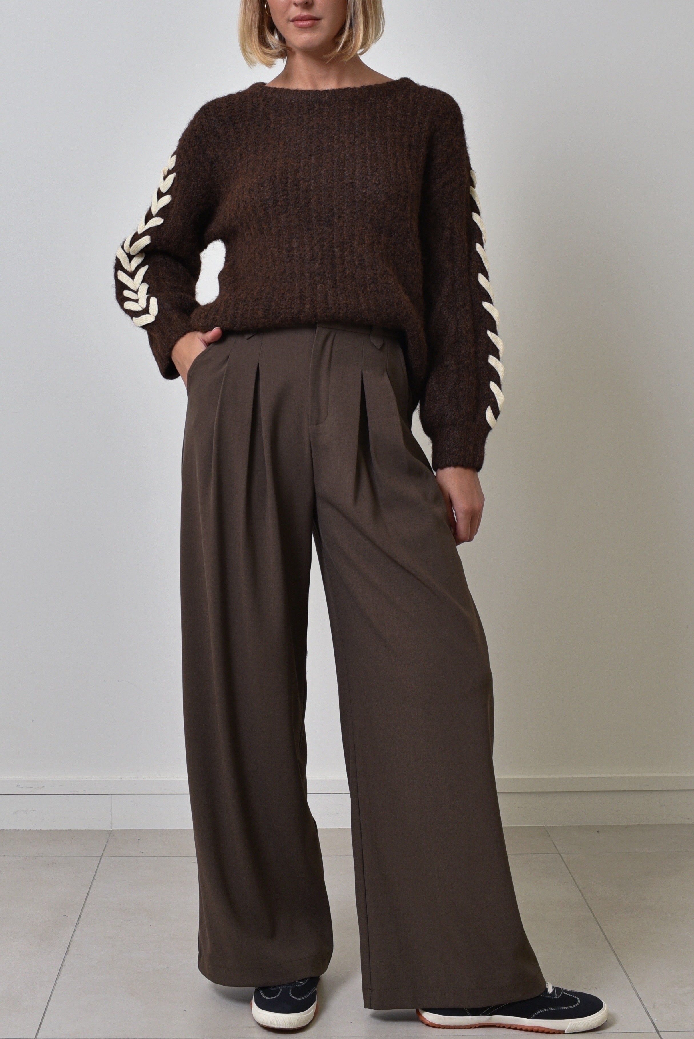 Pants Cozet - marron