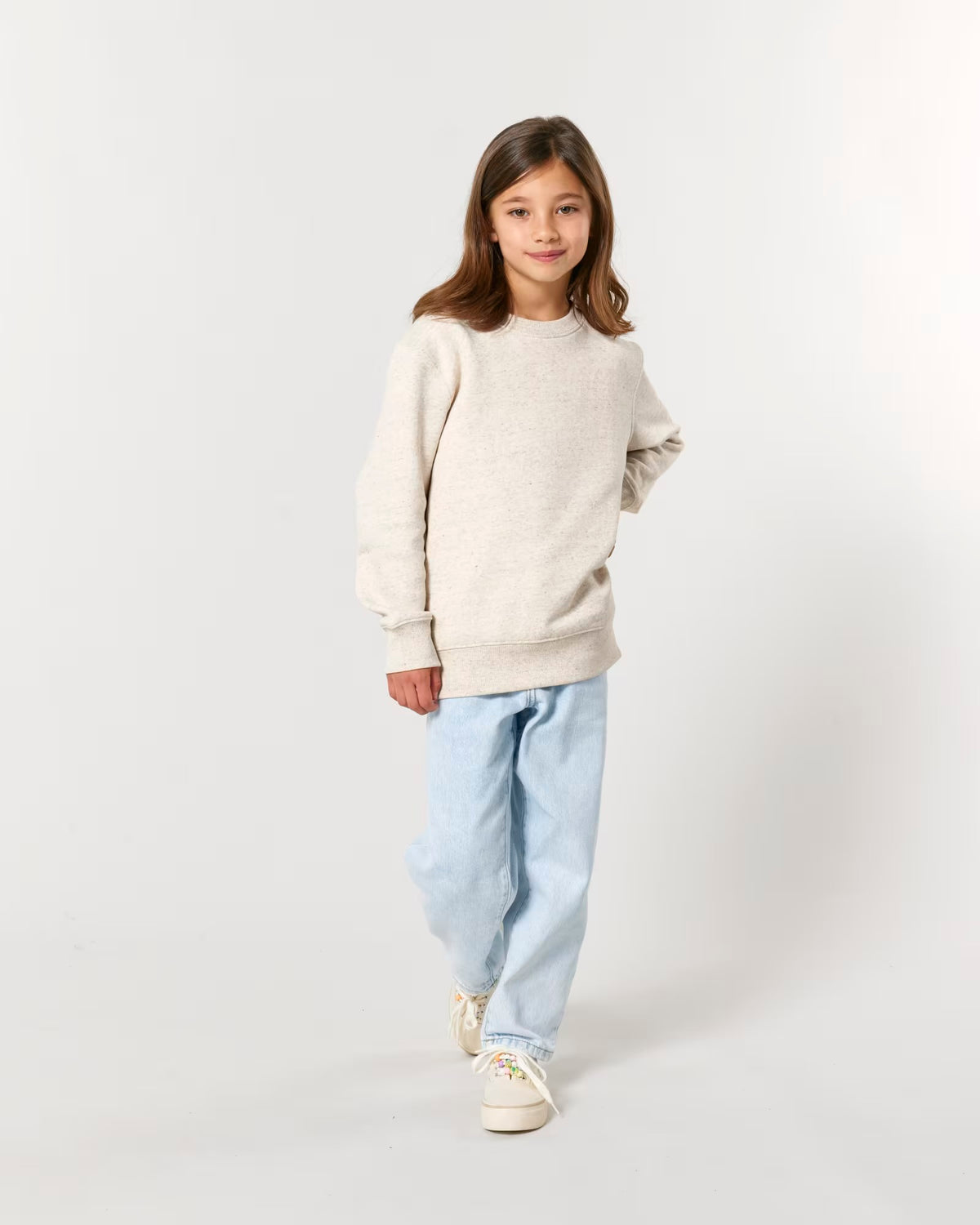 Pre-order Pateeke - sweater kids melange beige