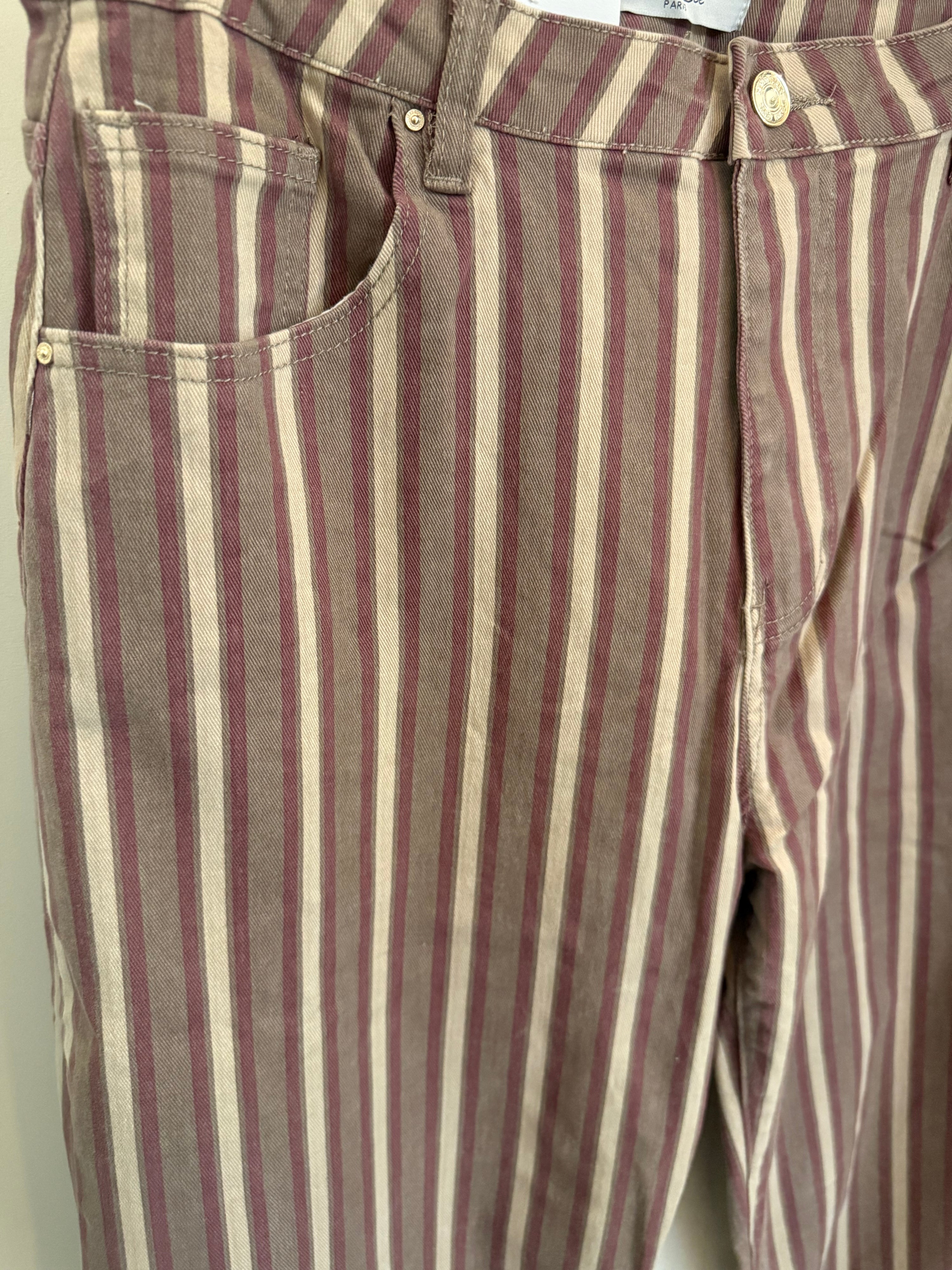Barrel jeans - striped