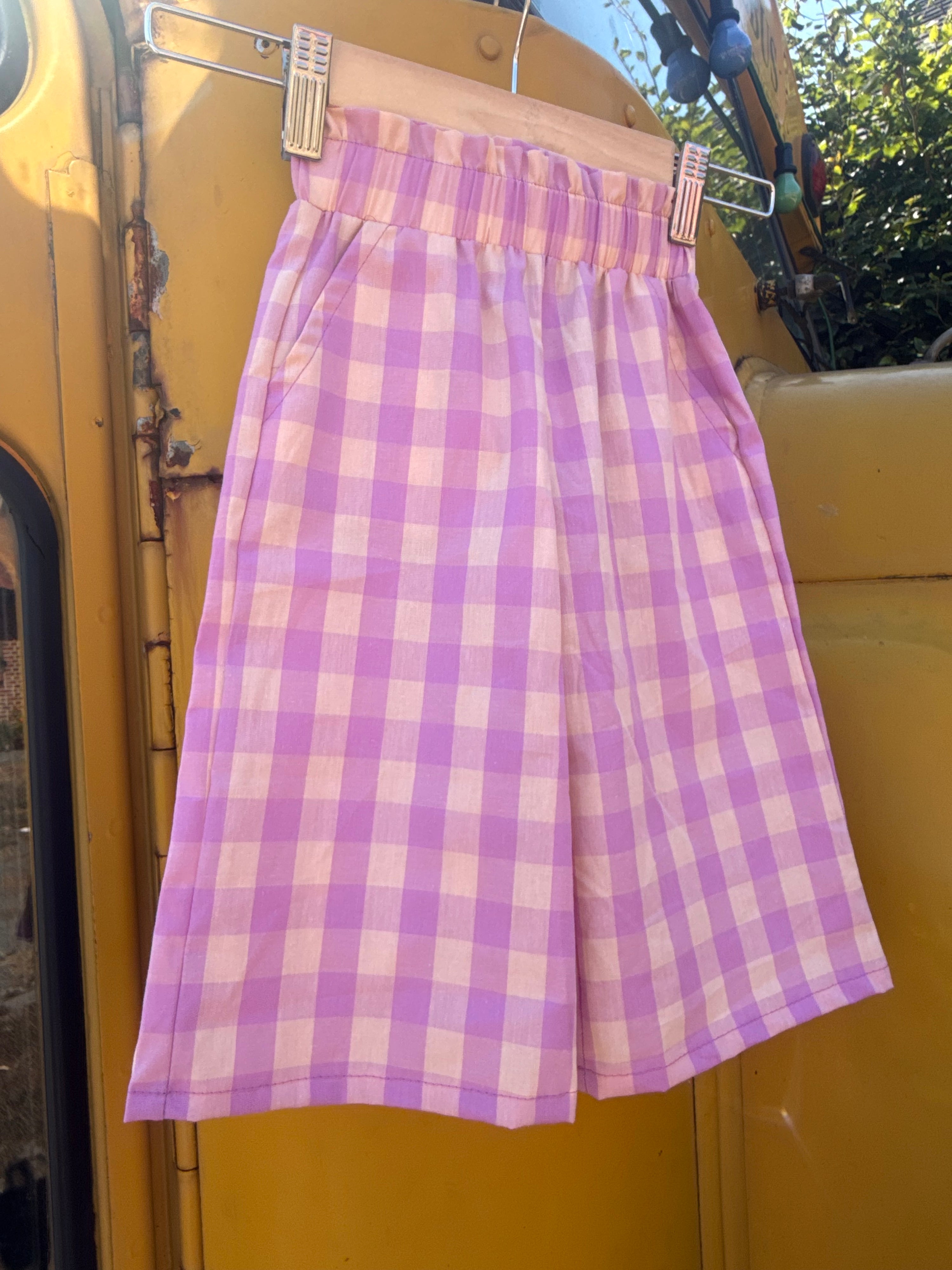 Checker pants