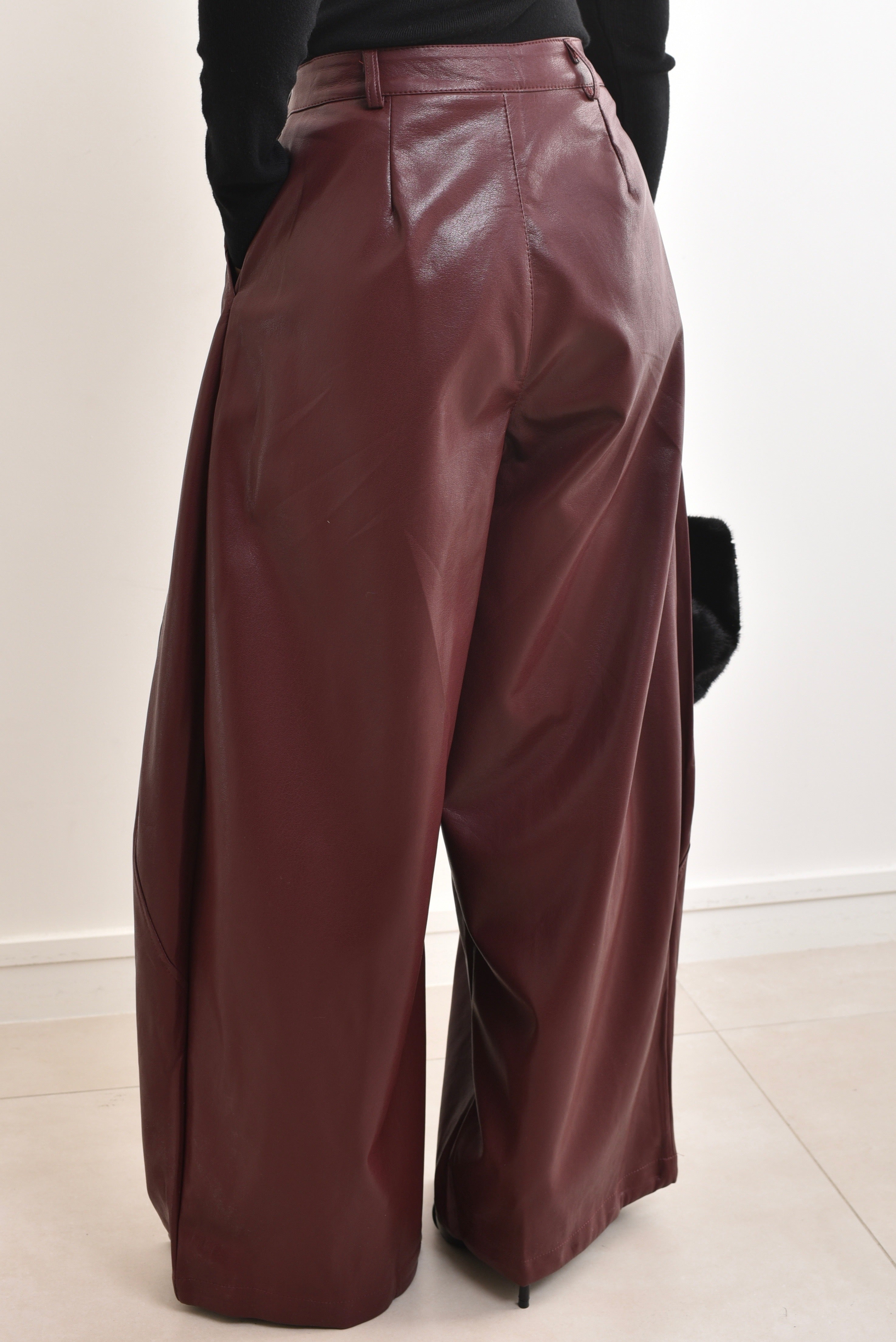 Pants Lea - bordeaux