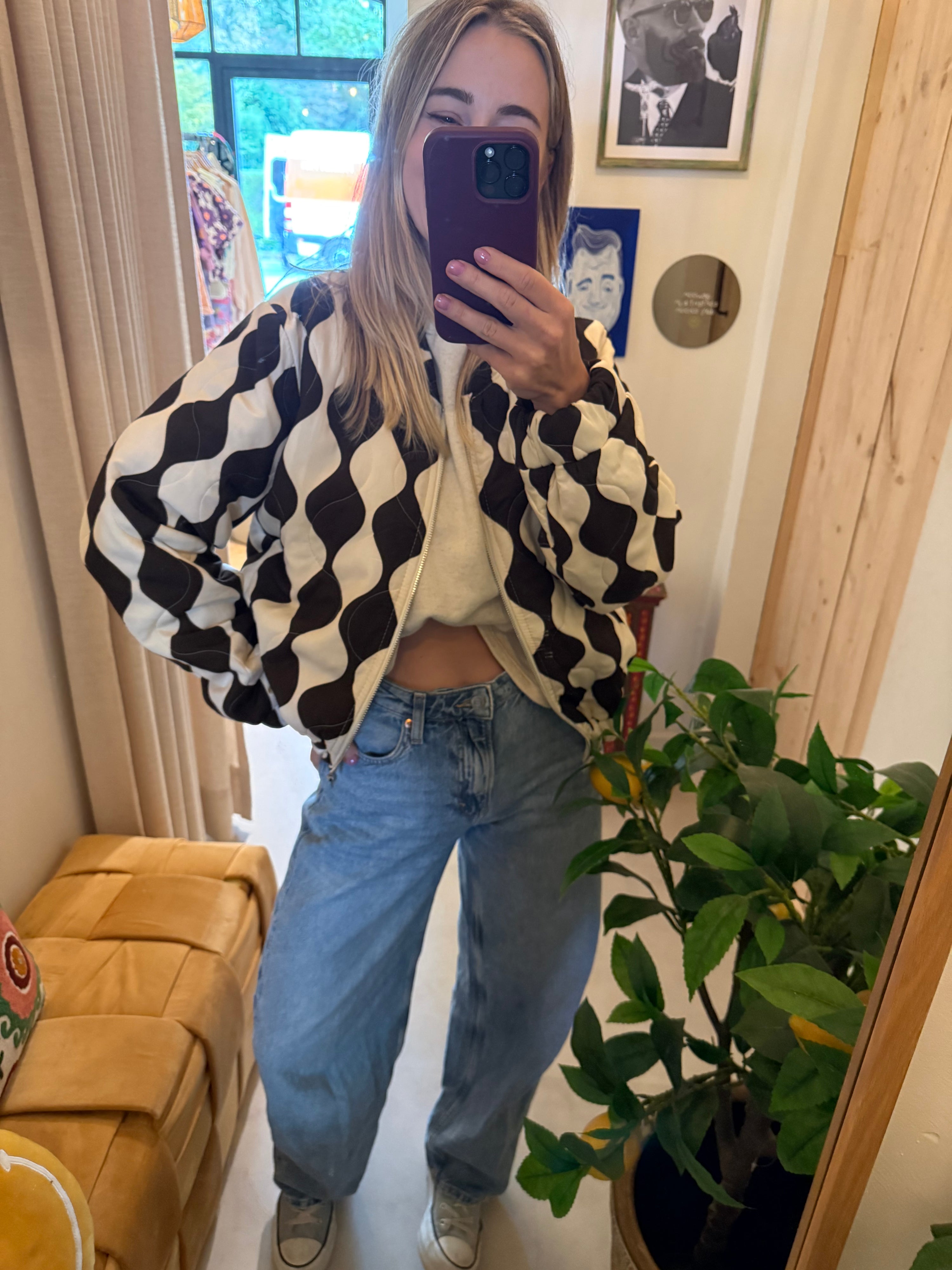 Padded jacket - brown