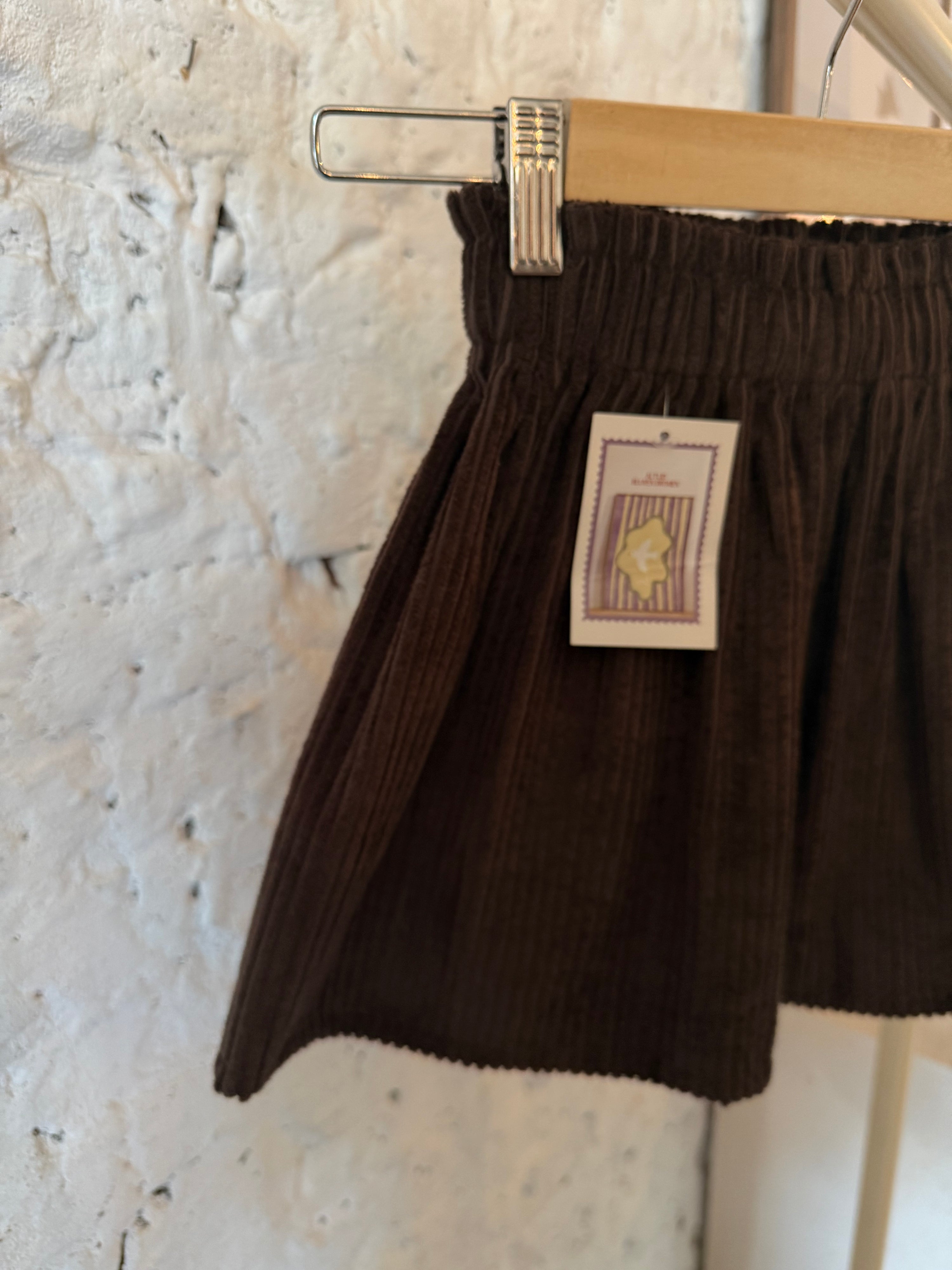 Rok rib - donker bruin