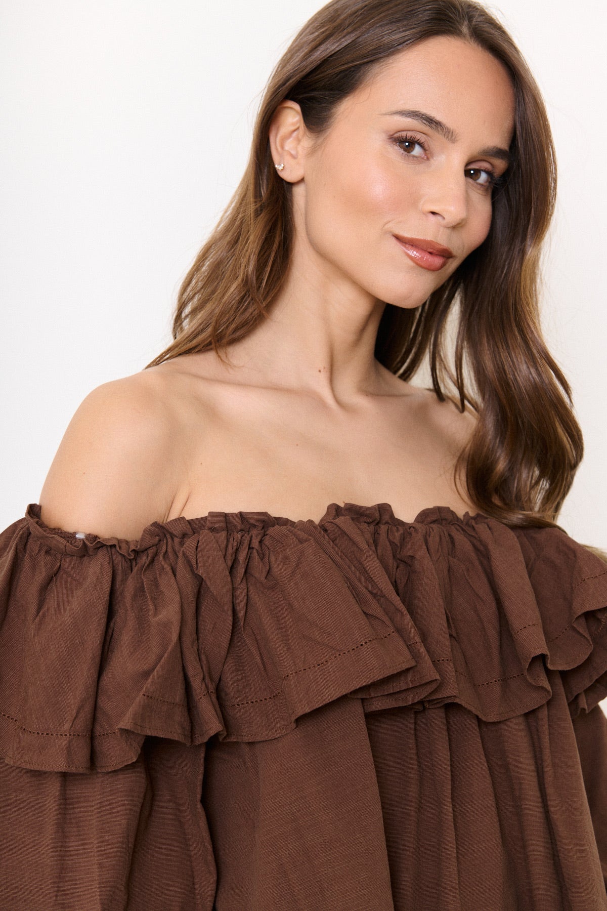 Blouse Jeany - brown