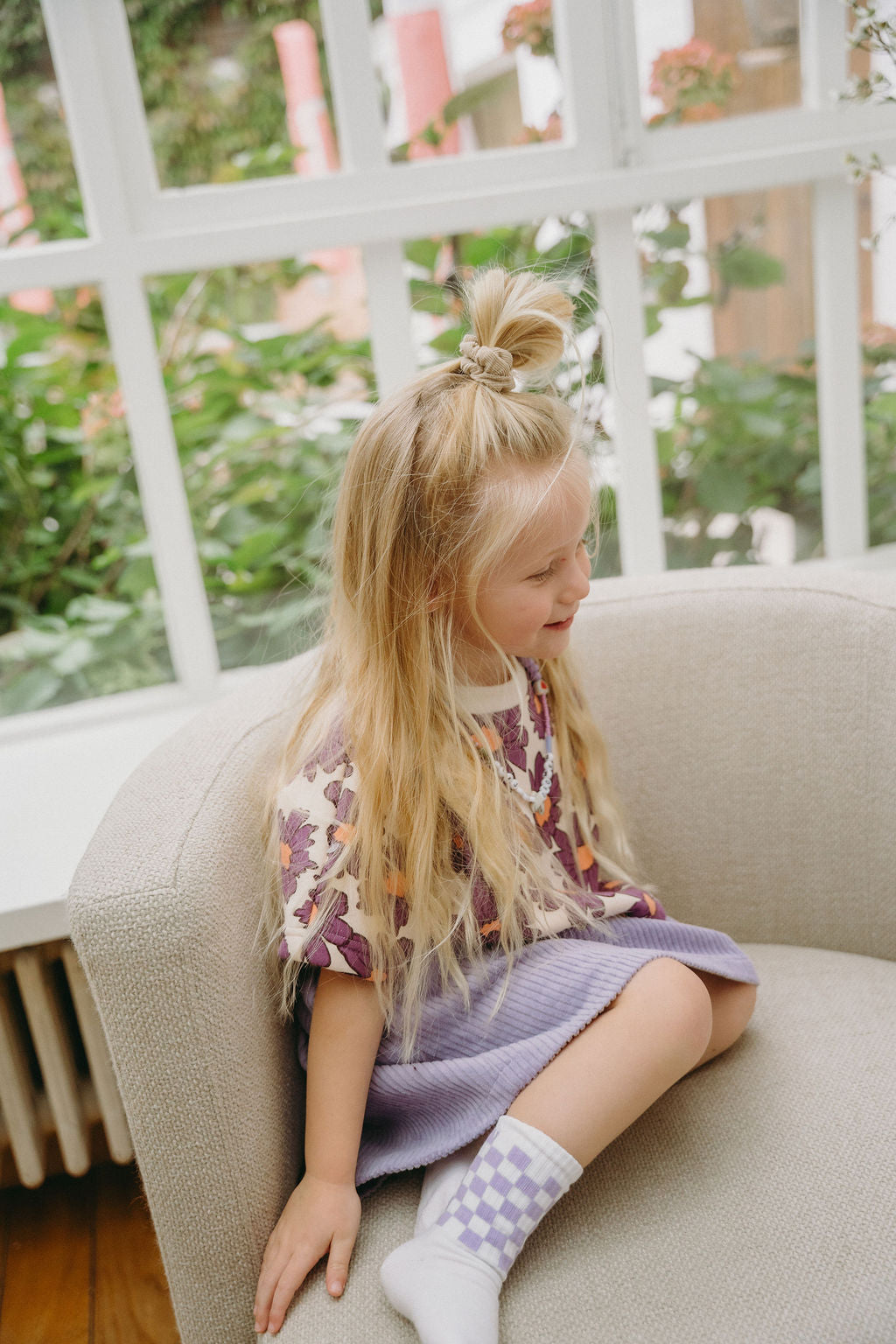 T-shirt sweater - flower power