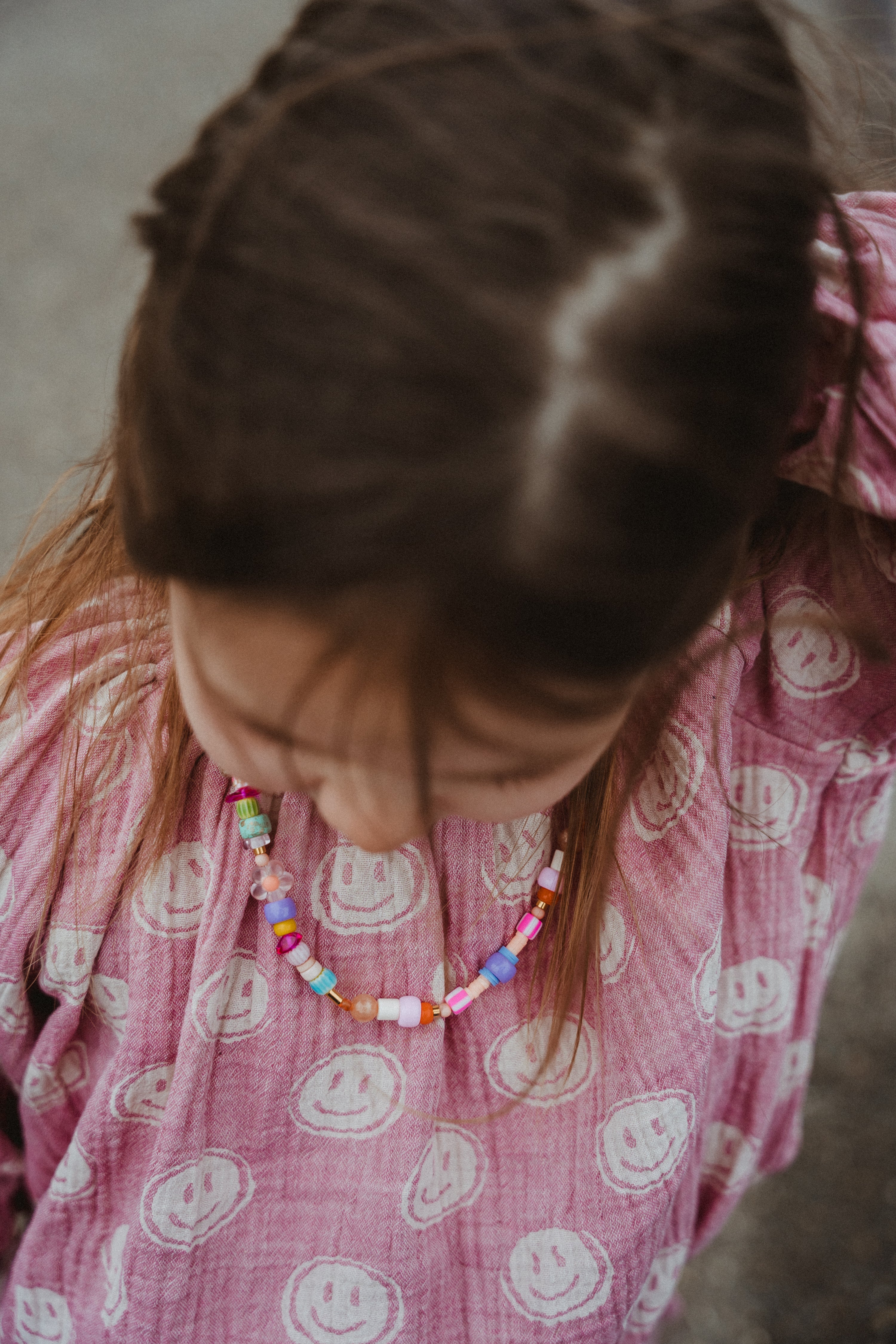 Blouse - tetra smiley roze