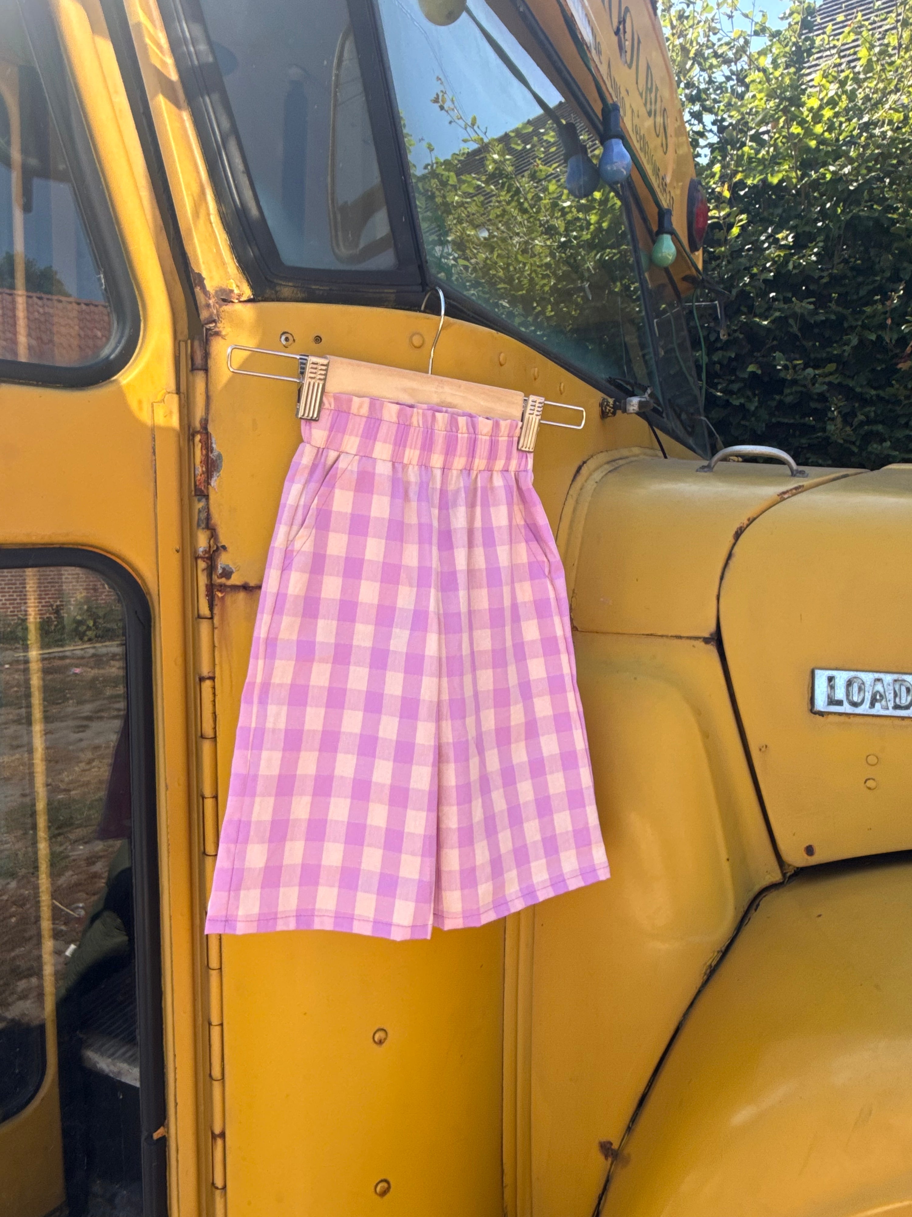 Checker pants