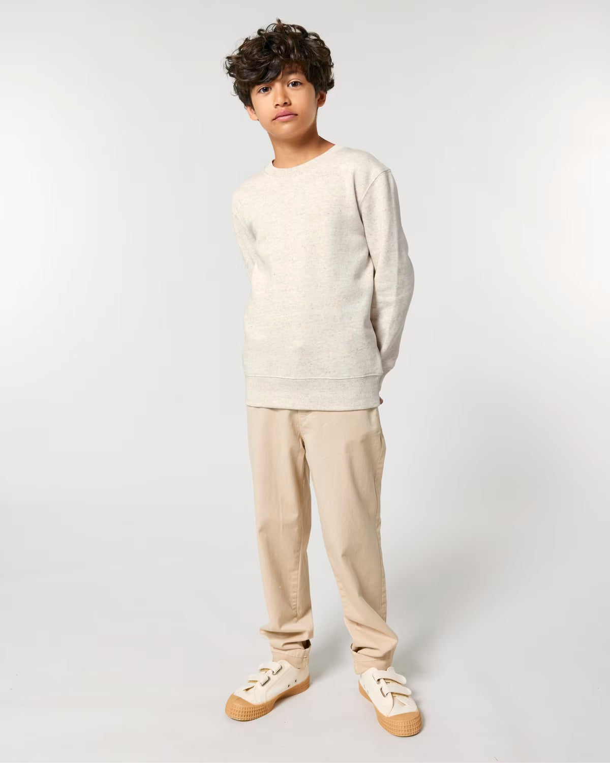 Pre-order Pateeke - sweater kids melange beige