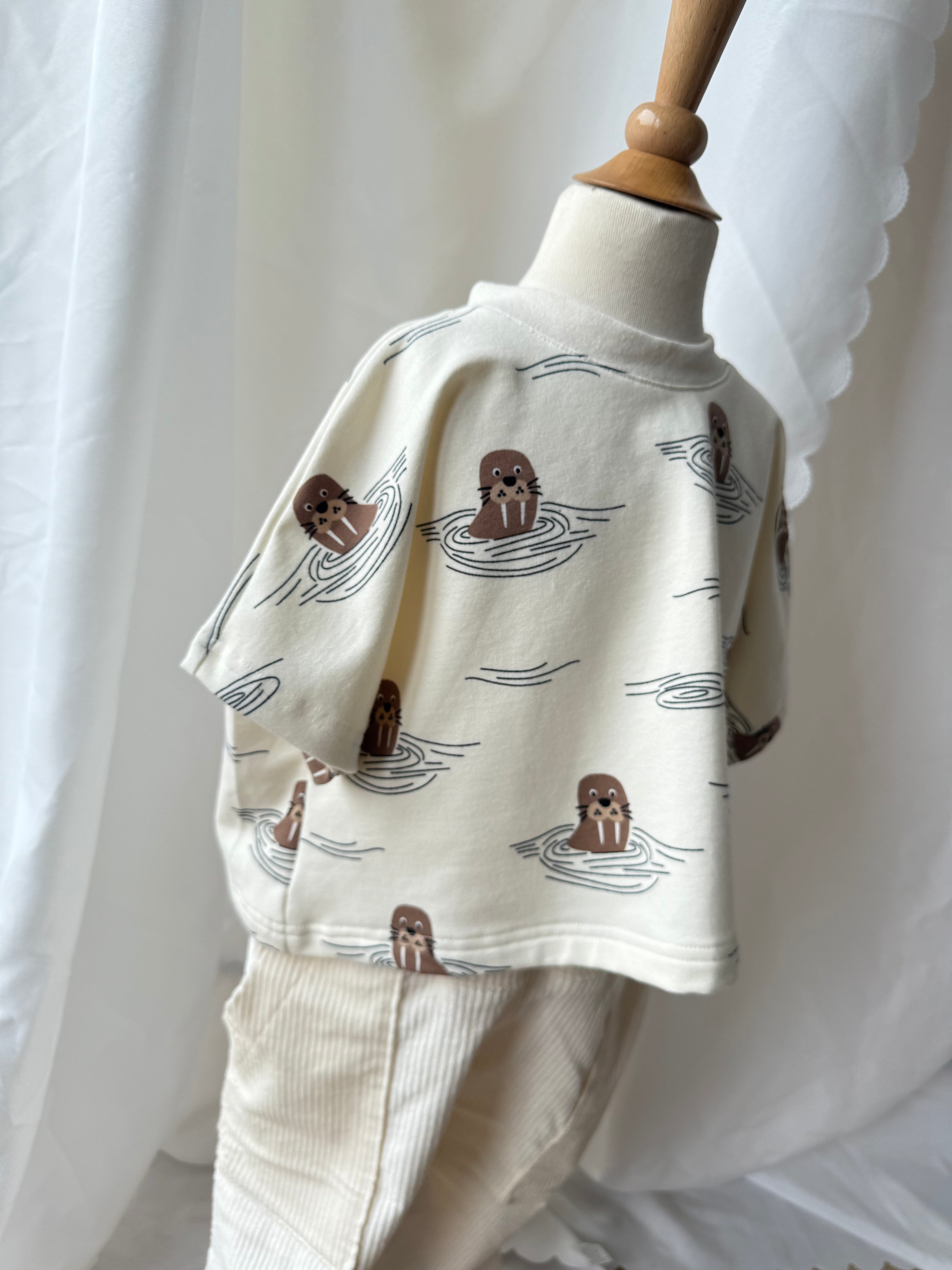 T-shirt cropped - wally de walrus