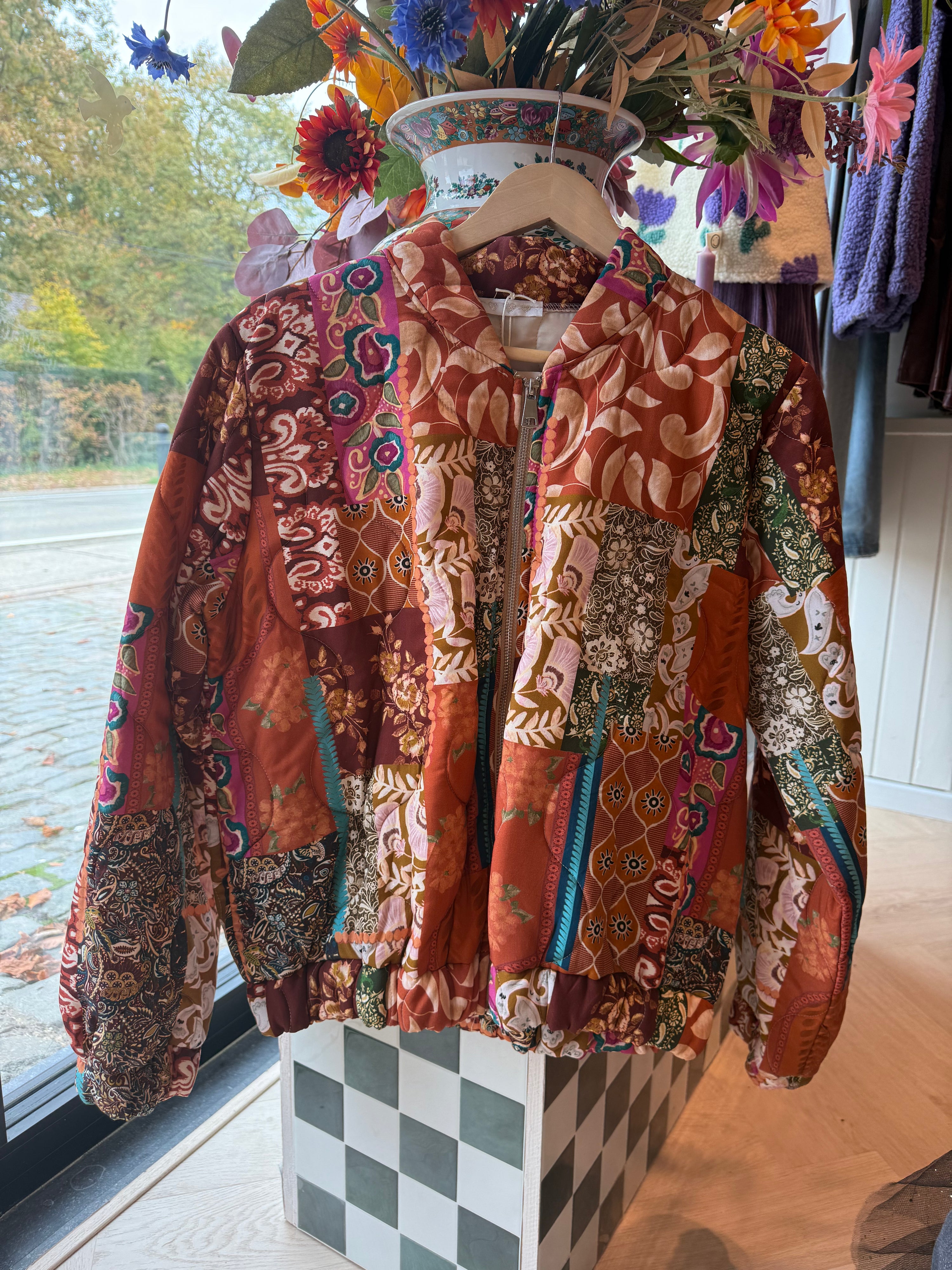 Padded jacket - bordeaux