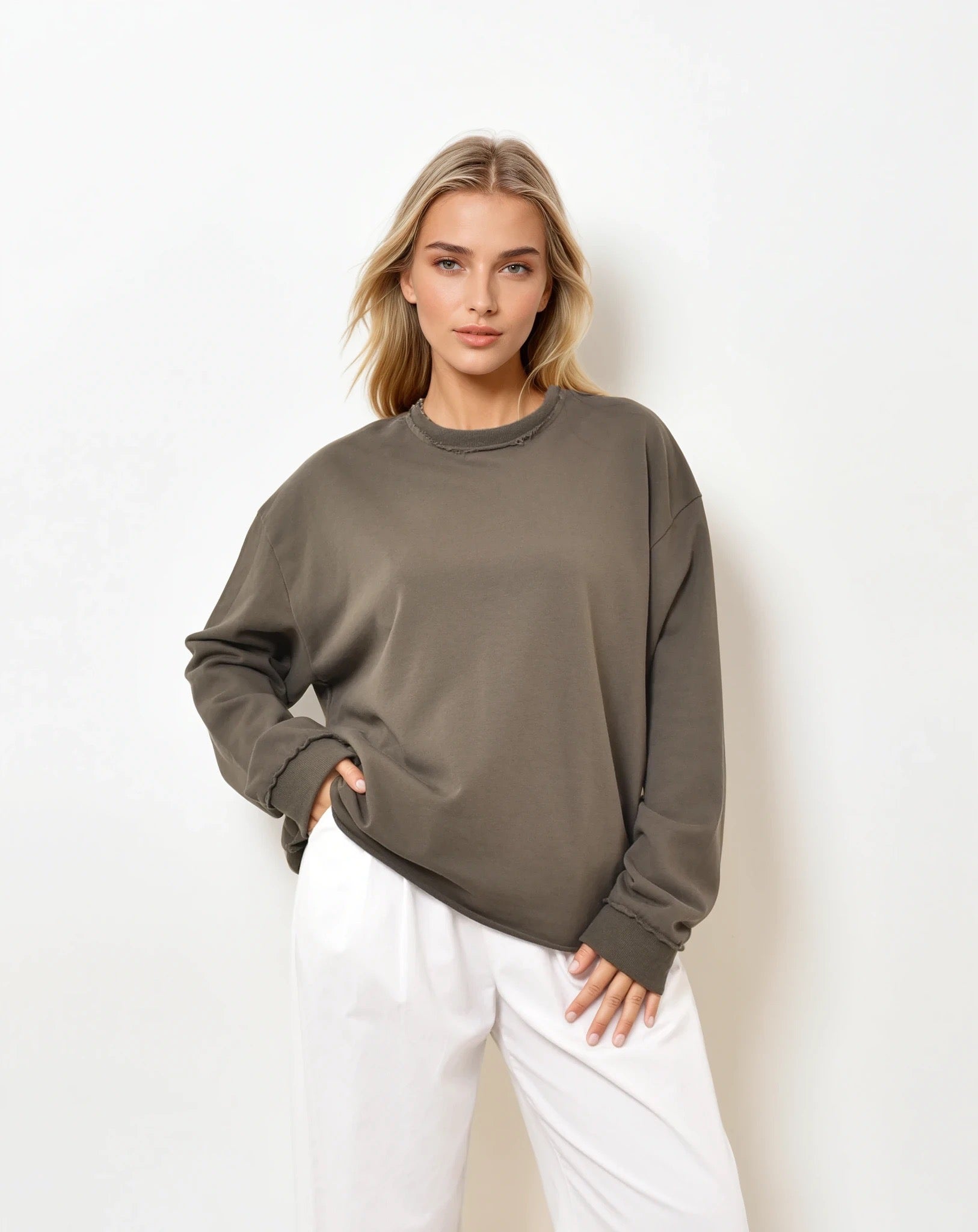 Sweater Mia - kaki