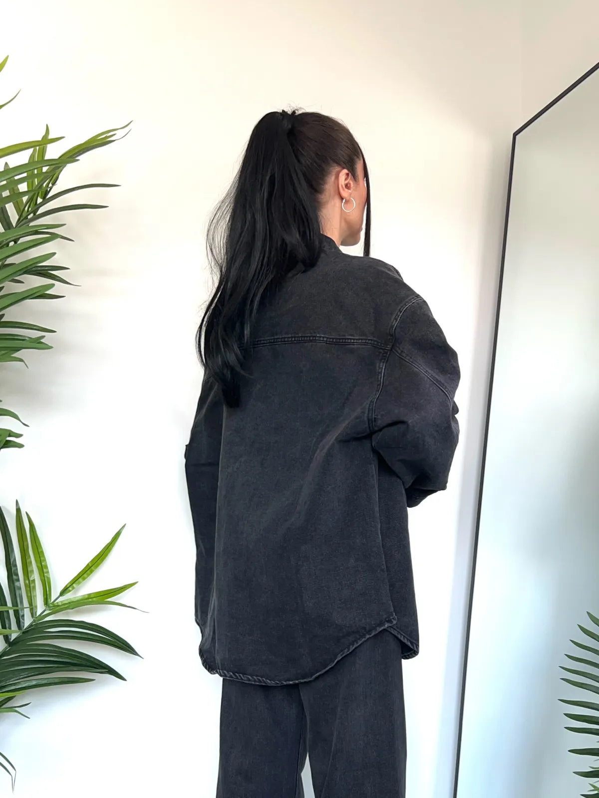 Denim jacket - black