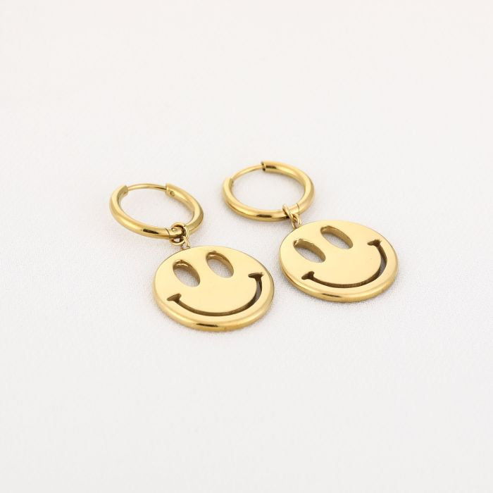 Oorbellen smiley (medium)