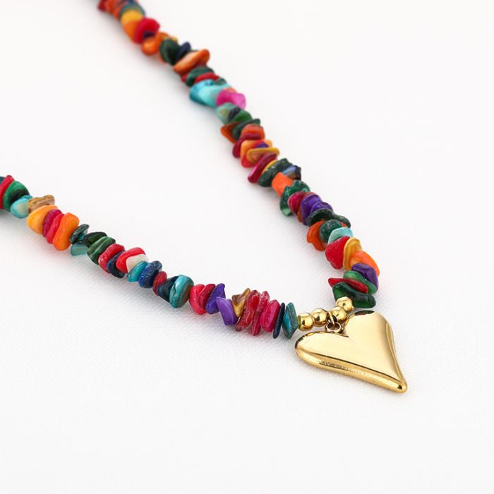 Ketting heart colori