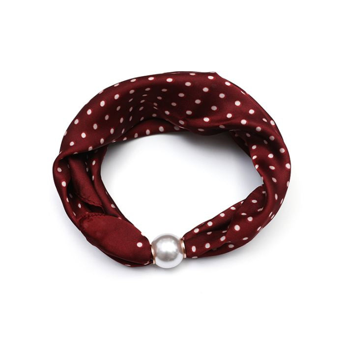 Sjaal pearl - dottie red
