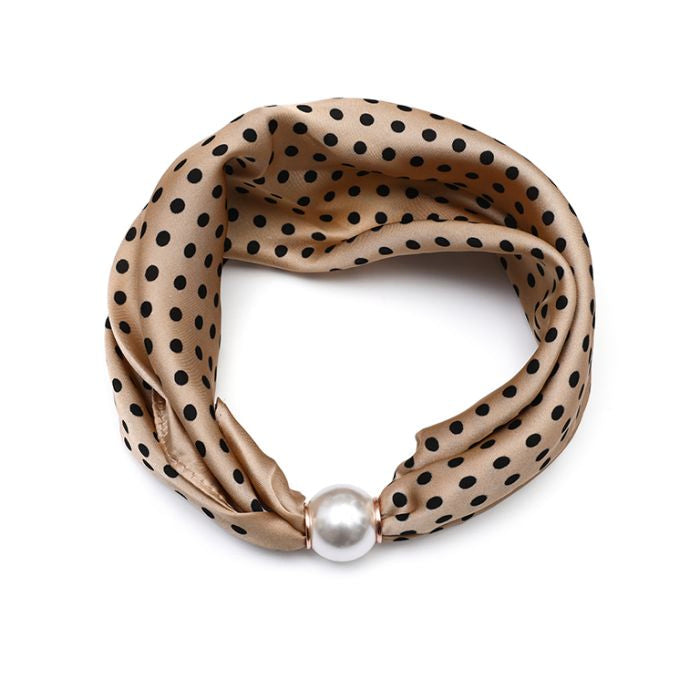 Sjaal pearl - dottie beige
