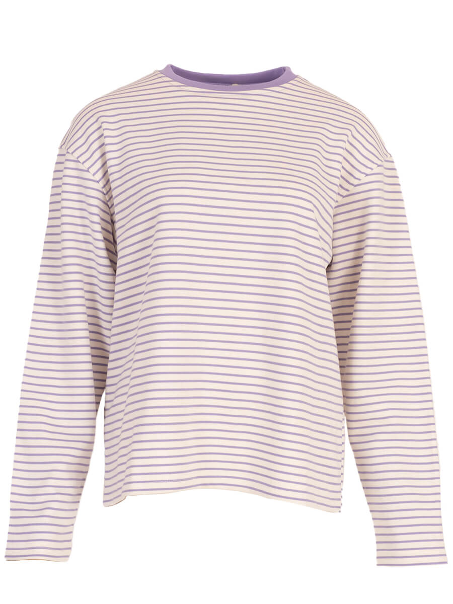 Longsleeve stripes - lila