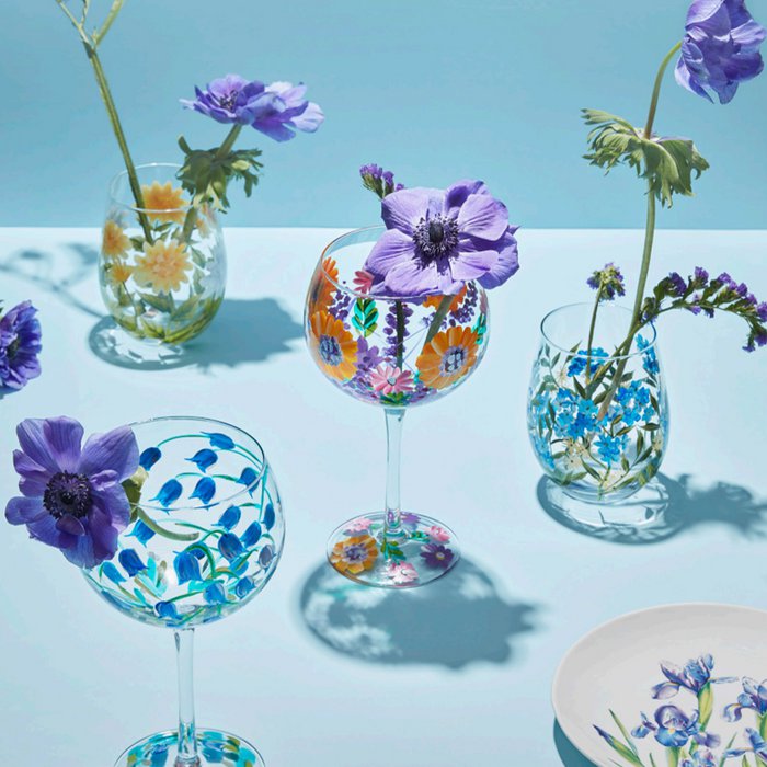 Gin glas - blue