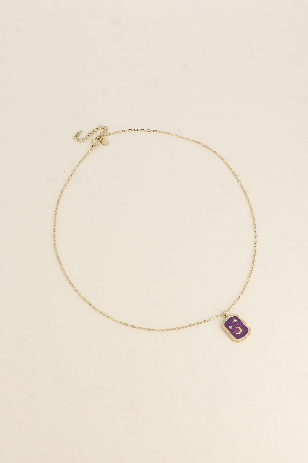 Ketting maan - paars