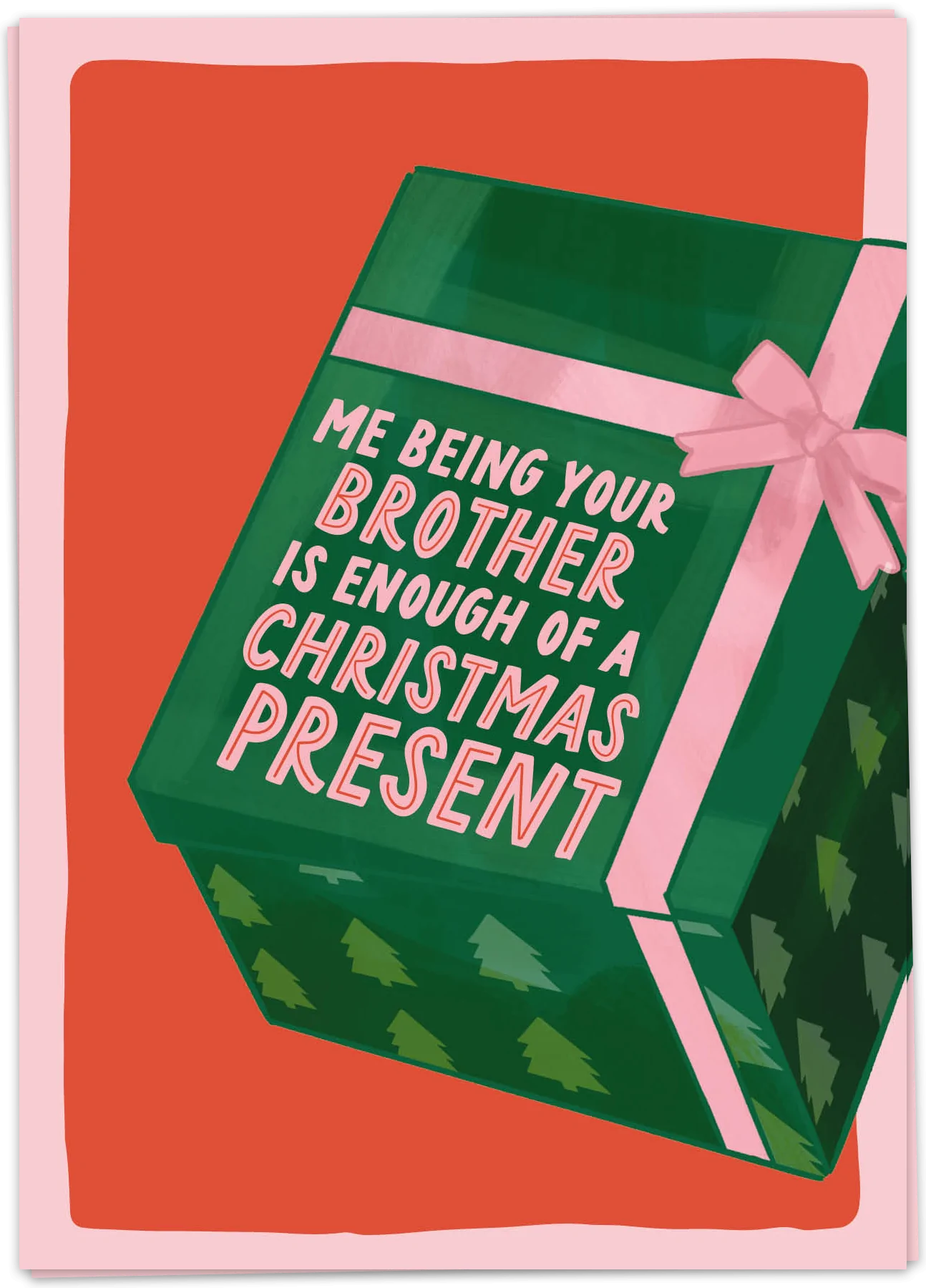 Wenskaart 'brother xmas'