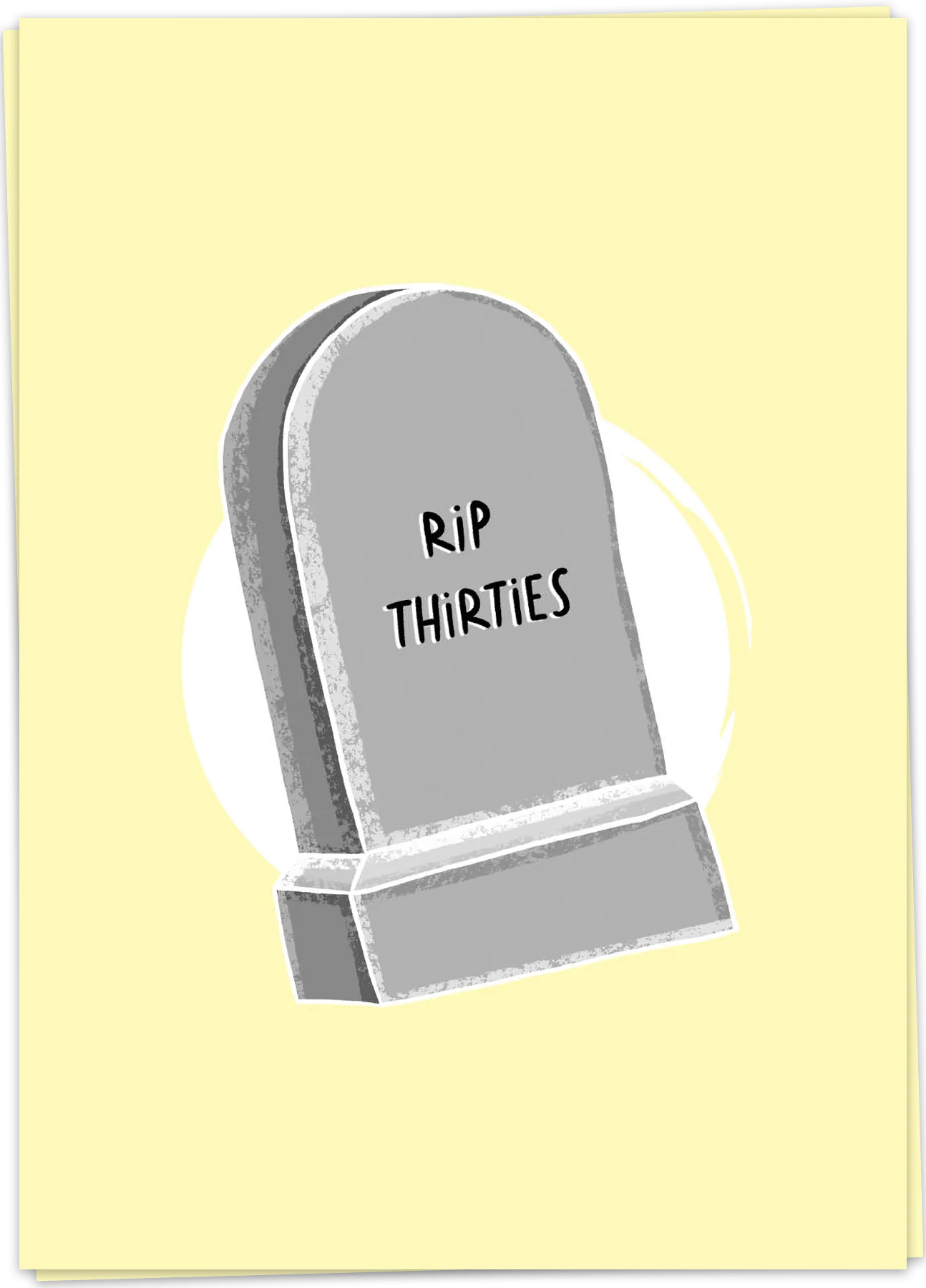 Wenskaart 'Rip thirties