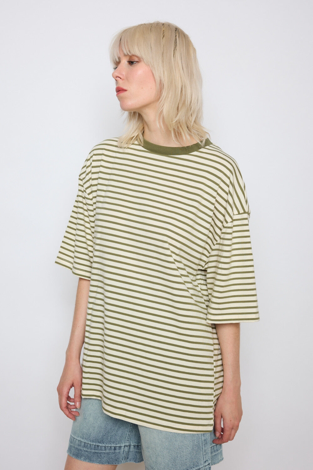 Shirt striped - green