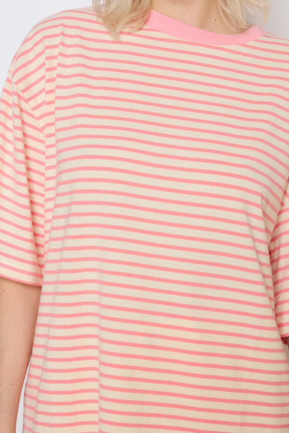 Shirt striped - pink