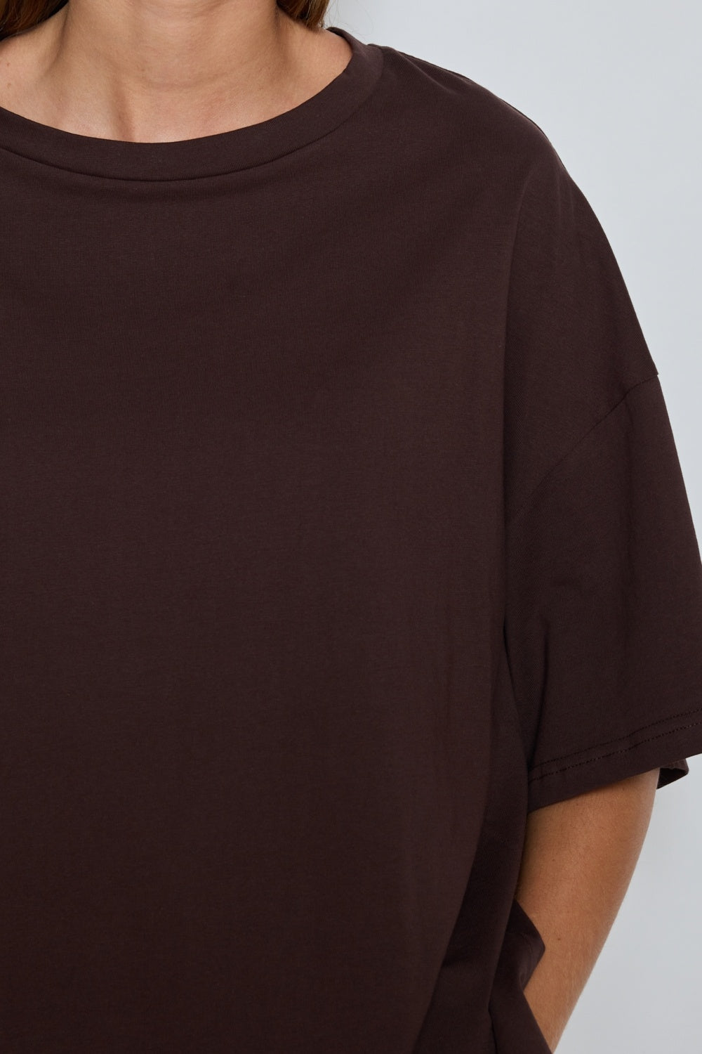 Oversized shirt  - chocolate